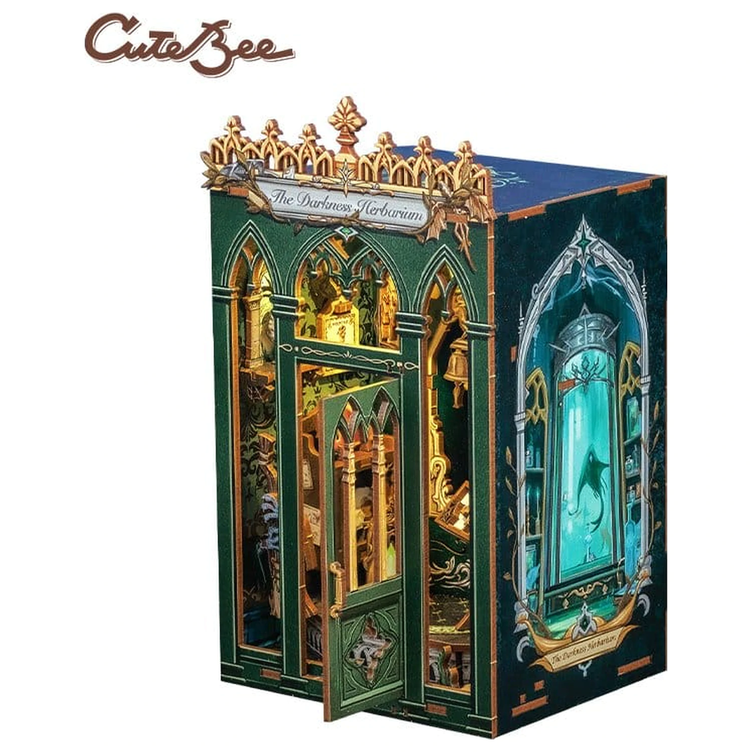 Book Nook The Darkness Herbarij 17 x 12 cm fotografija izdelka