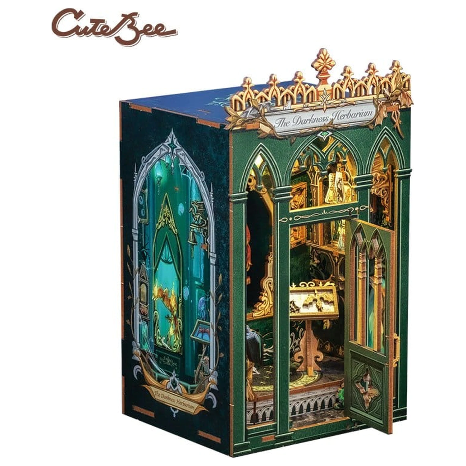 Book Nook The Darkness Herbarij 17 x 12 cm fotografija izdelka