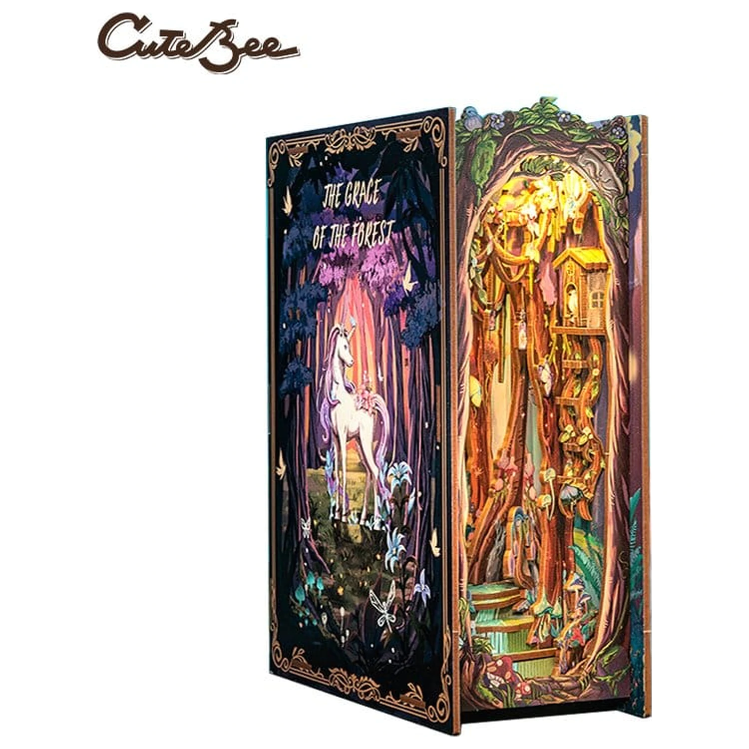 Book Nook Grace of Forest 22 x 8 cm fotografija izdelka