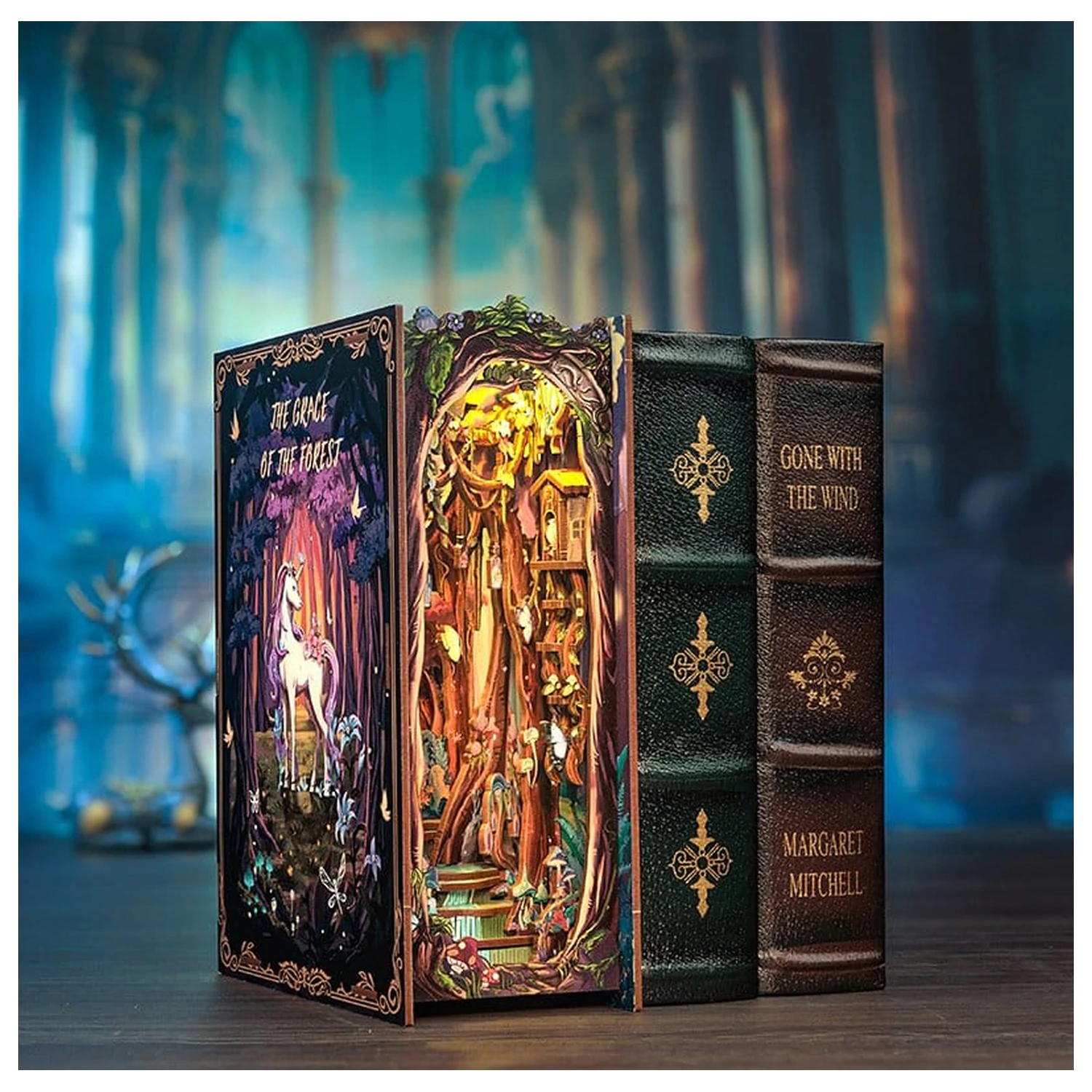 Book Nook Grace of Forest 22 x 8 cm fotografija izdelka