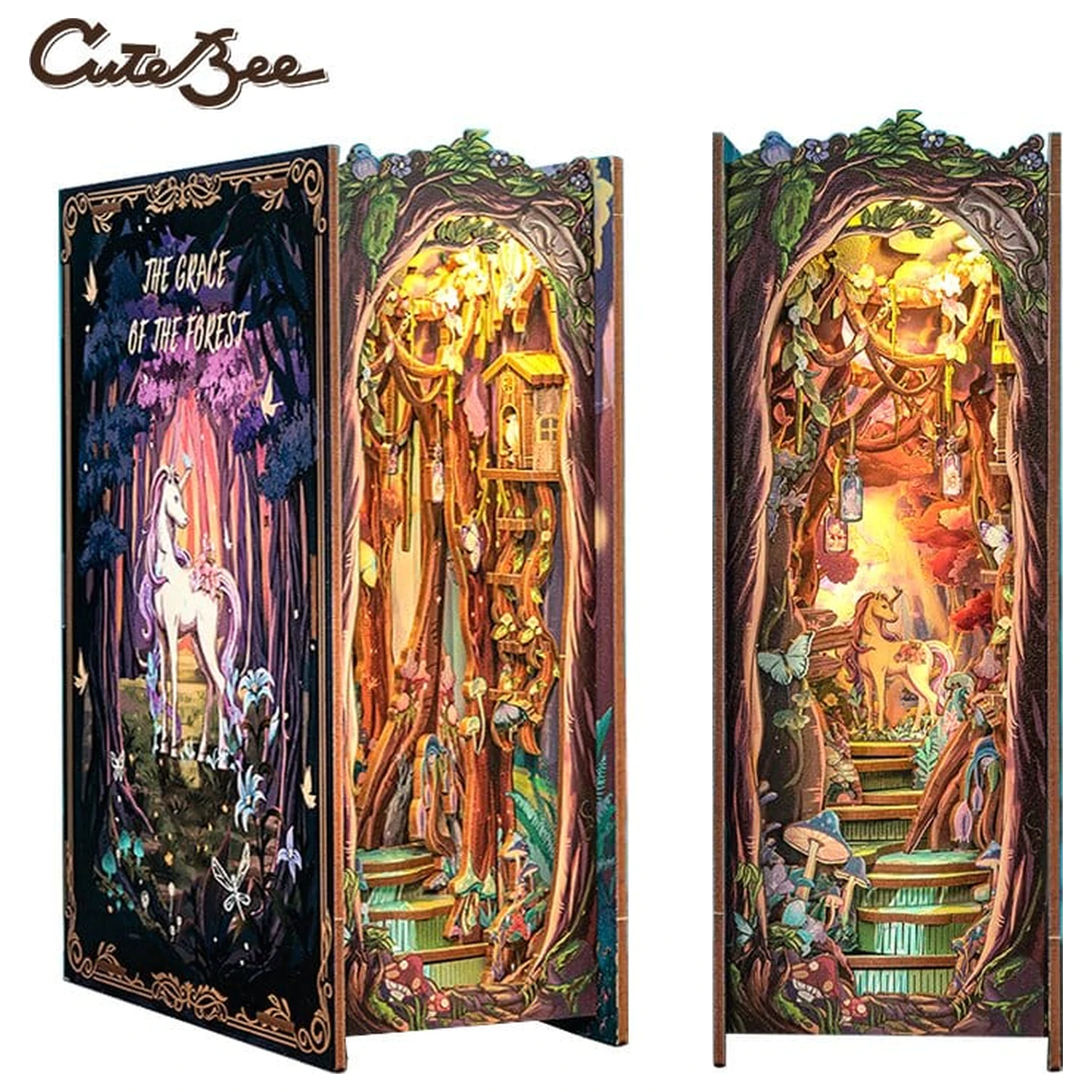 Book Nook Grace of Forest 22 x 8 cm fotografija izdelka