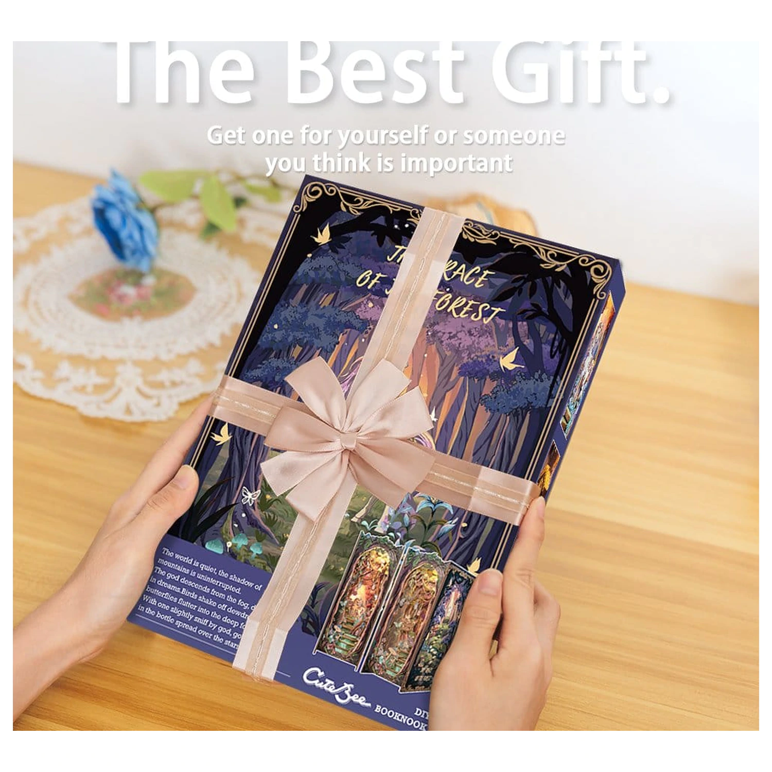 Book Nook Grace of Forest 22 x 8 cm fotografija izdelka