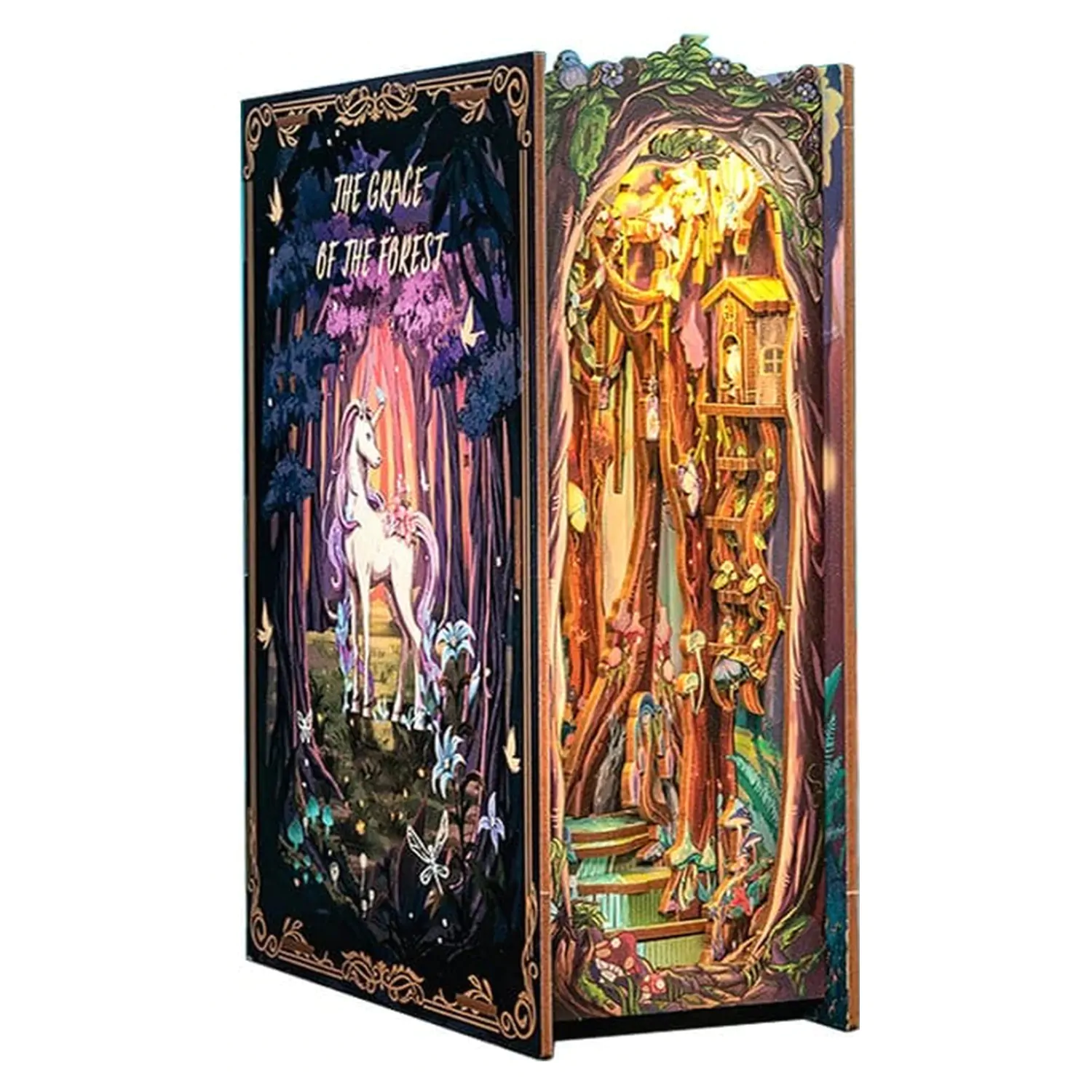 Book Nook Grace of Forest 22 x 8 cm fotografija izdelka