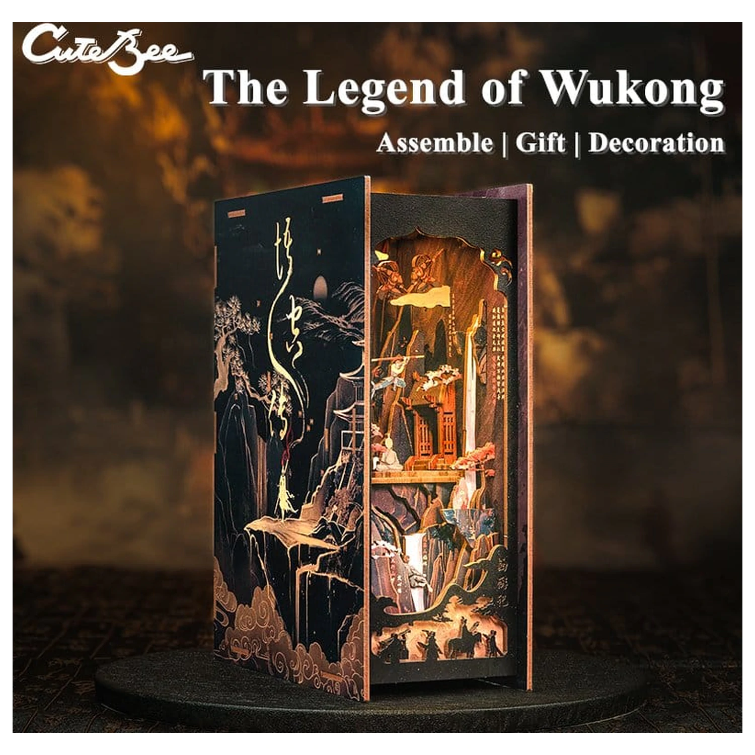 Book Nook The Legend of Wukong 22 x 8 cm fotografija izdelka
