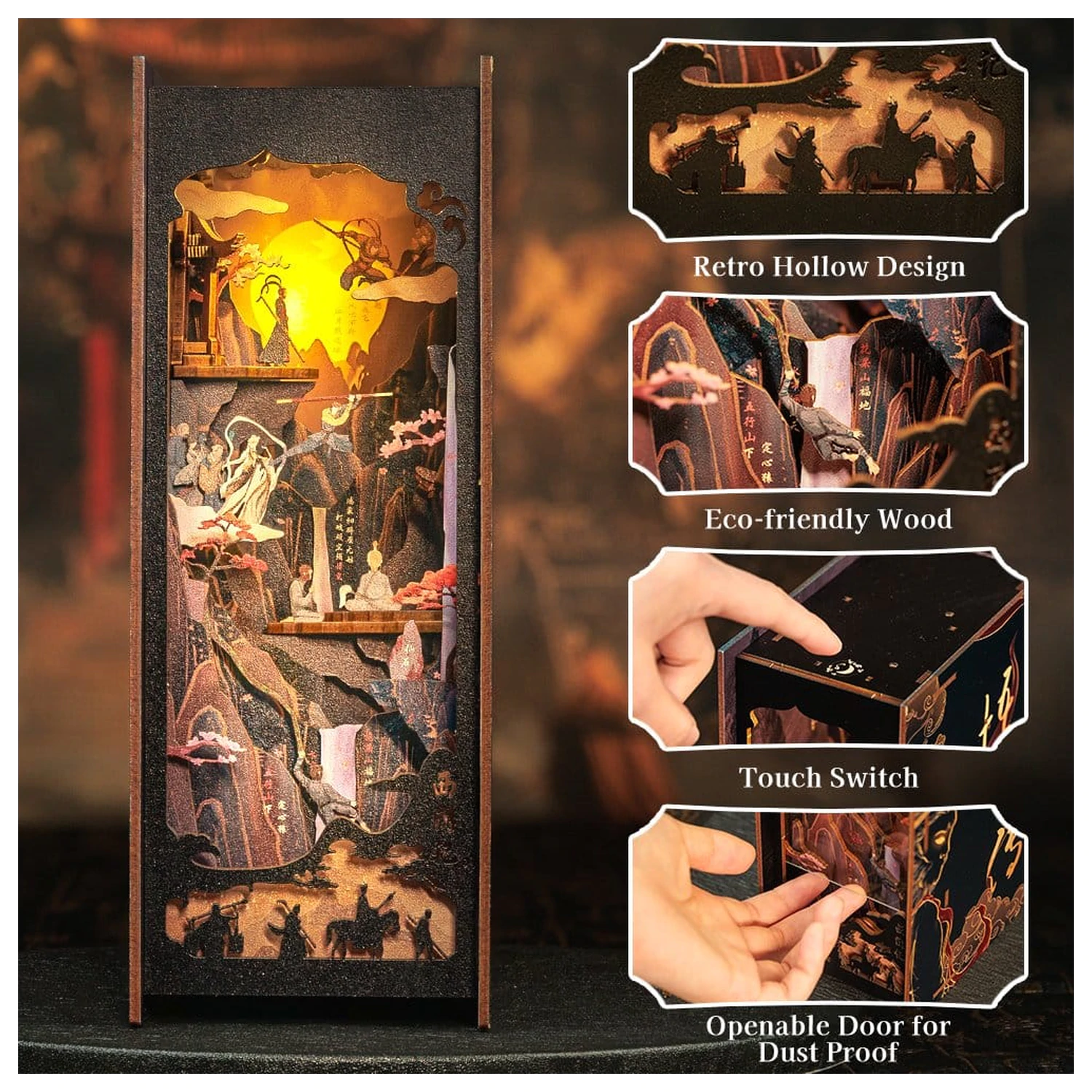 Book Nook The Legend of Wukong 22 x 8 cm fotografija izdelka