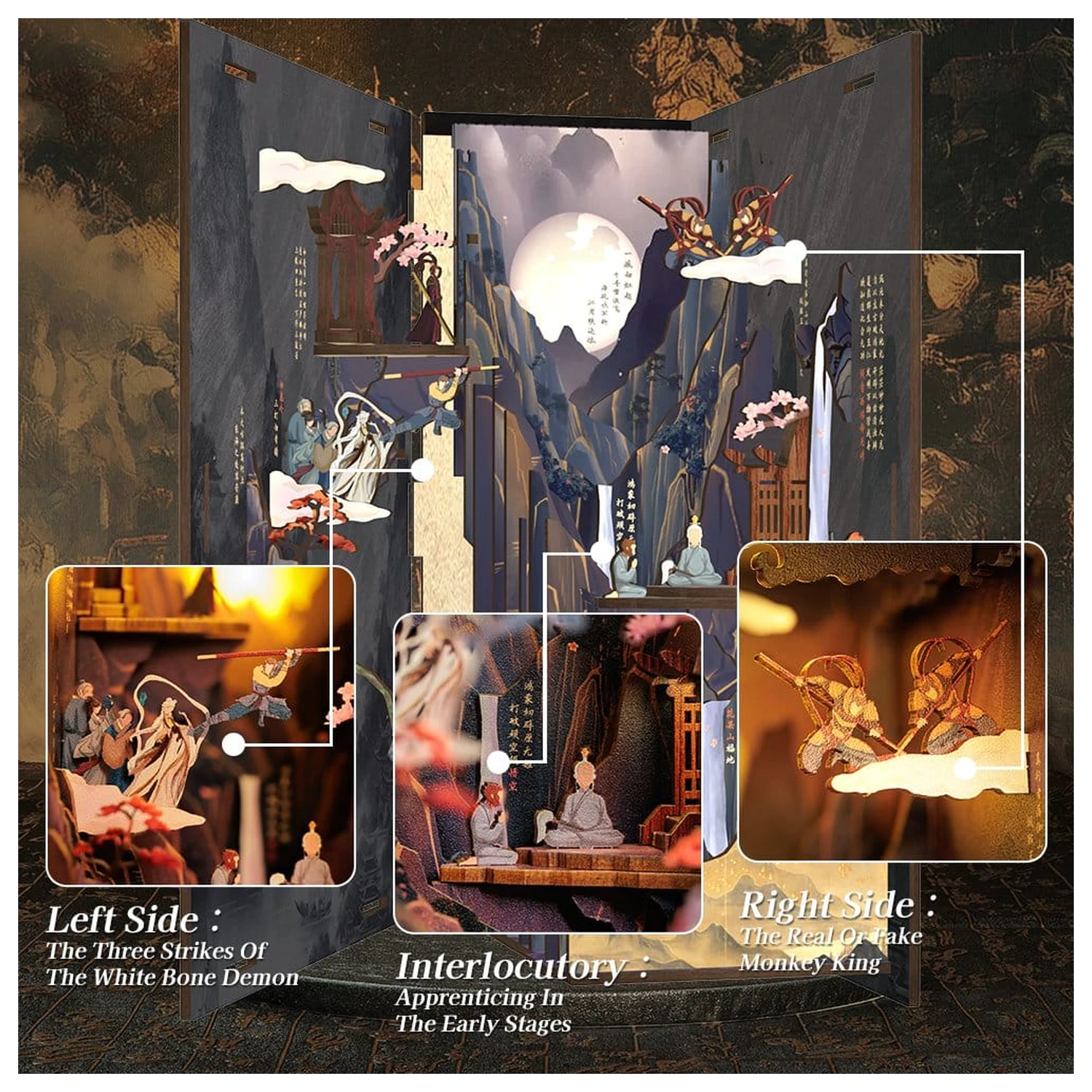 Book Nook The Legend of Wukong 22 x 8 cm fotografija izdelka