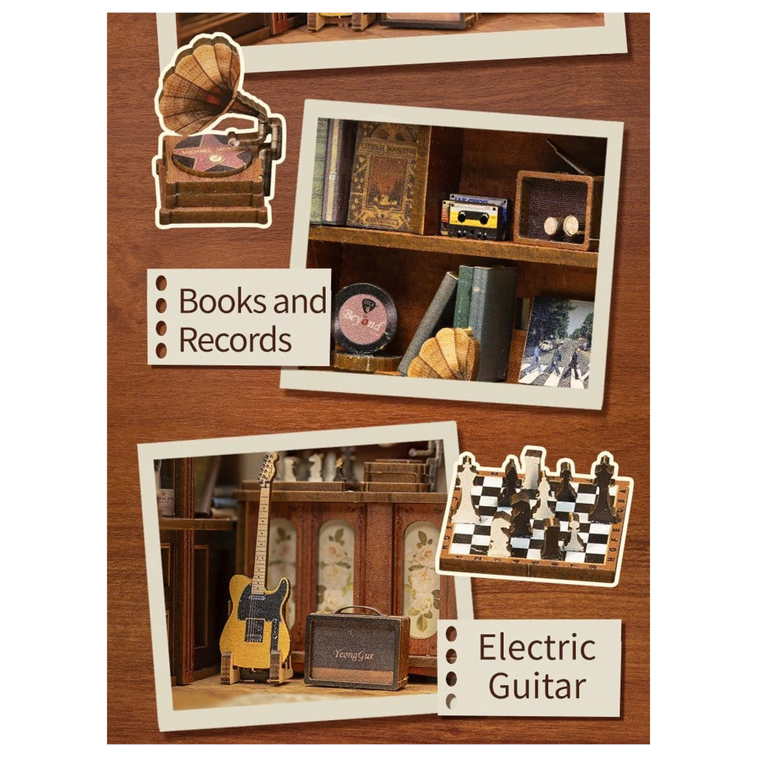 Book Nook The Secret Rhythm 23 x 11 cm fotografija izdelka