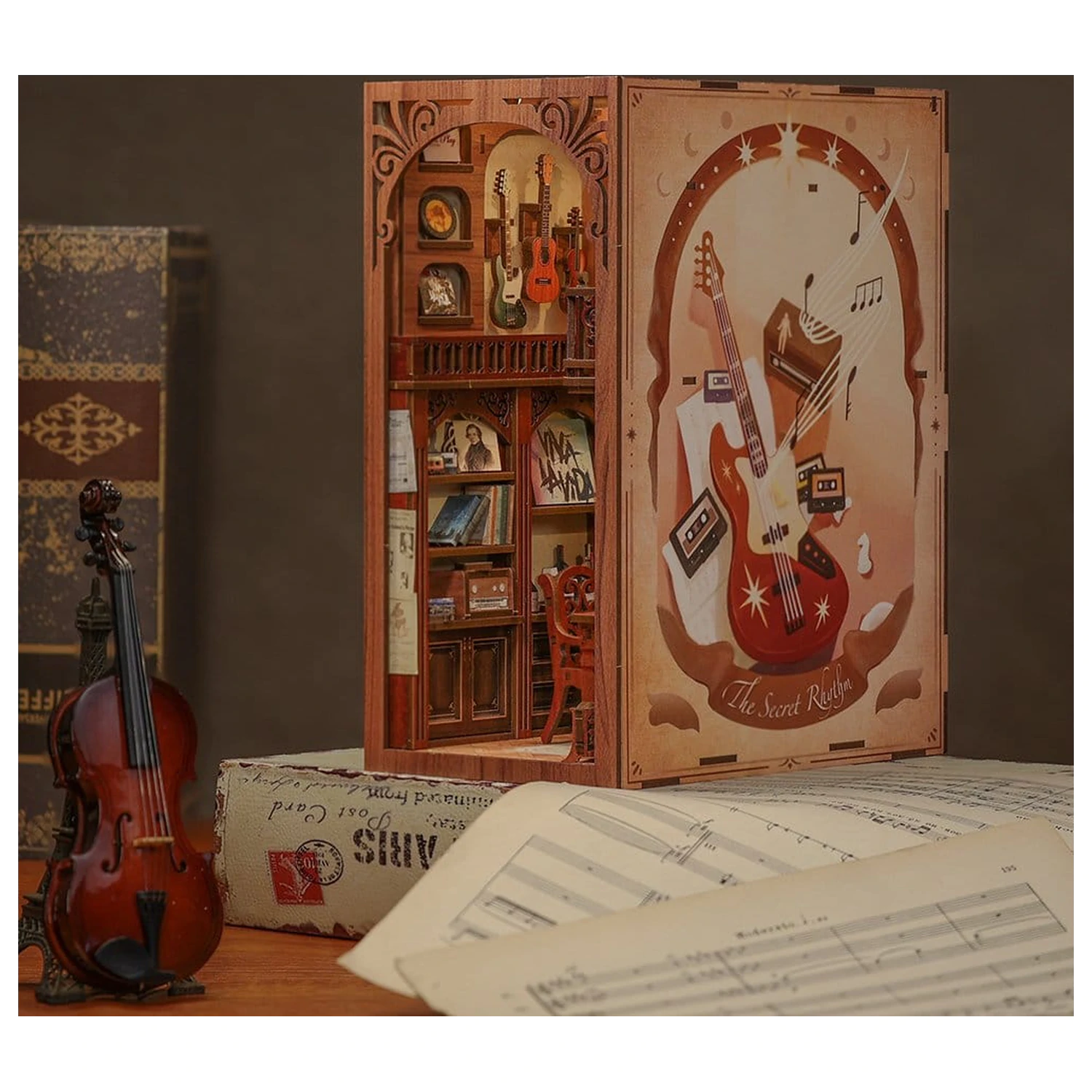 Book Nook The Secret Rhythm 23 x 11 cm fotografija izdelka