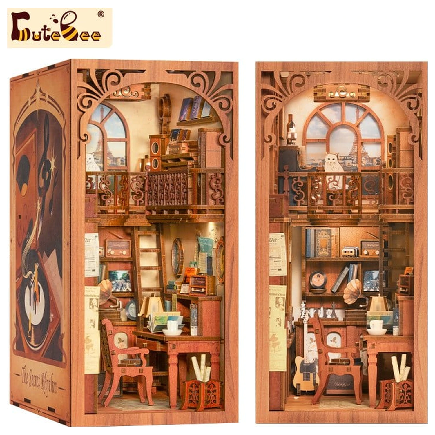 Book Nook The Secret Rhythm 23 x 11 cm fotografija izdelka