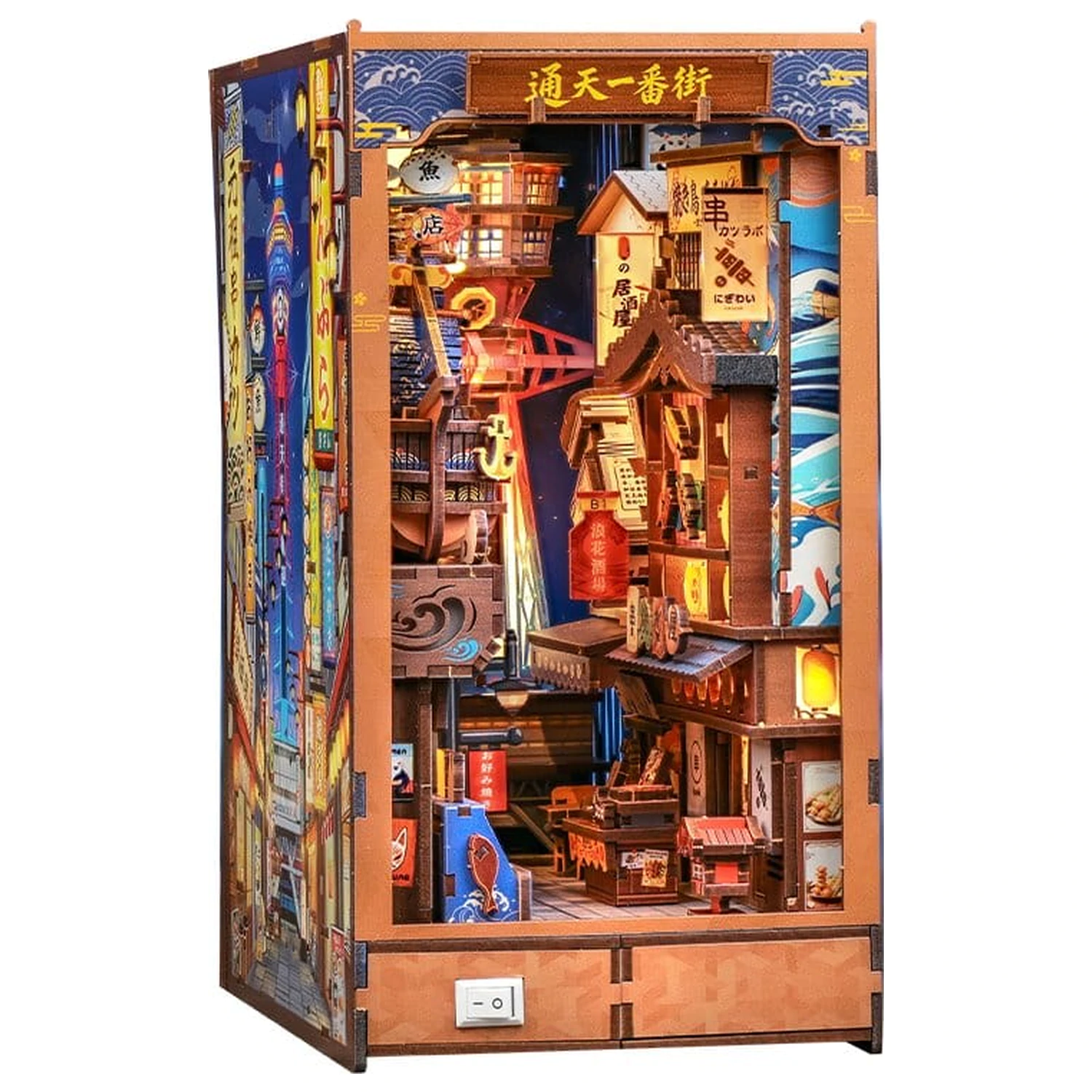 Book Nook Tsutenkaku Ichiban Street 23 x 12 cm fotografija izdelka