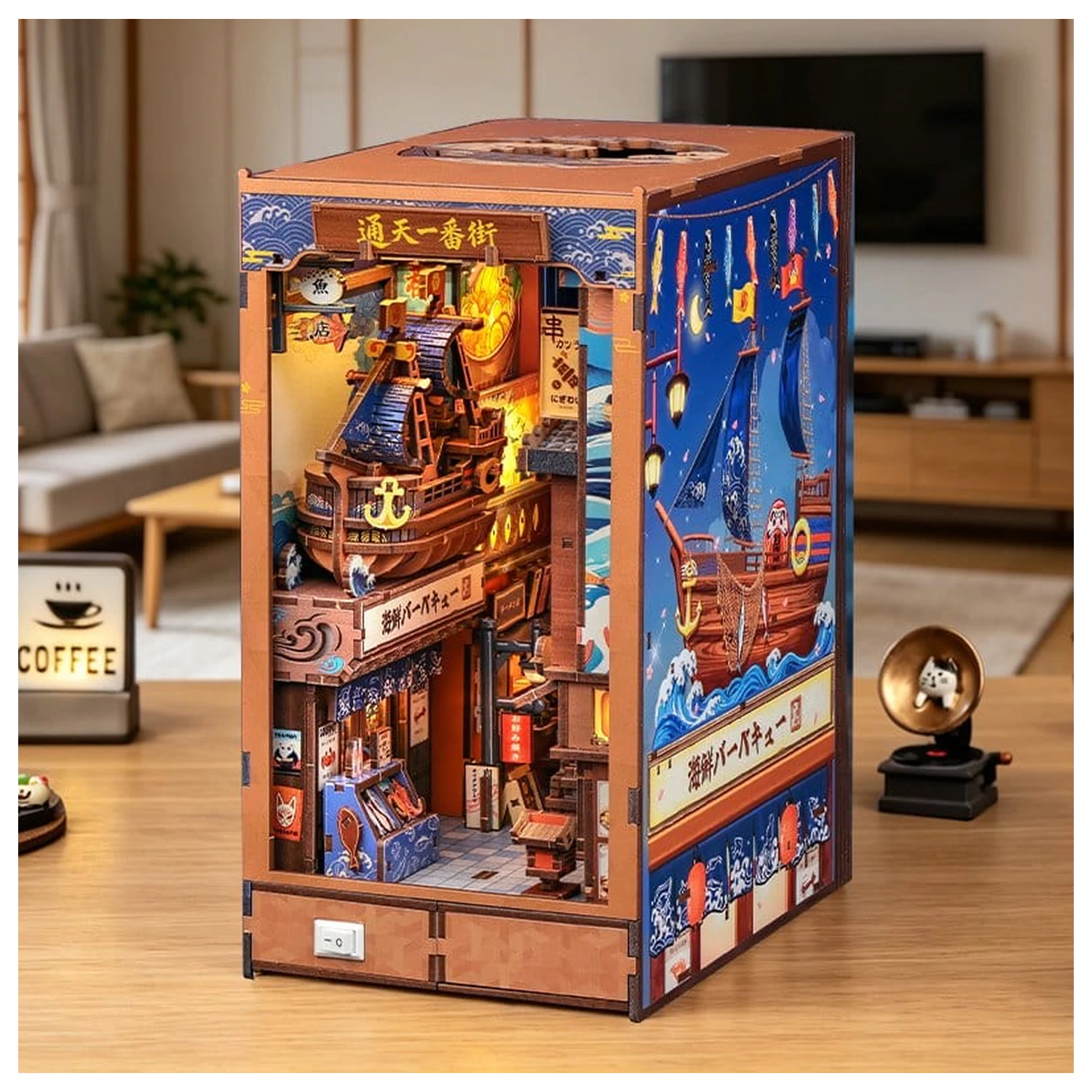 Book Nook Tsutenkaku Ichiban Street 23 x 12 cm fotografija izdelka