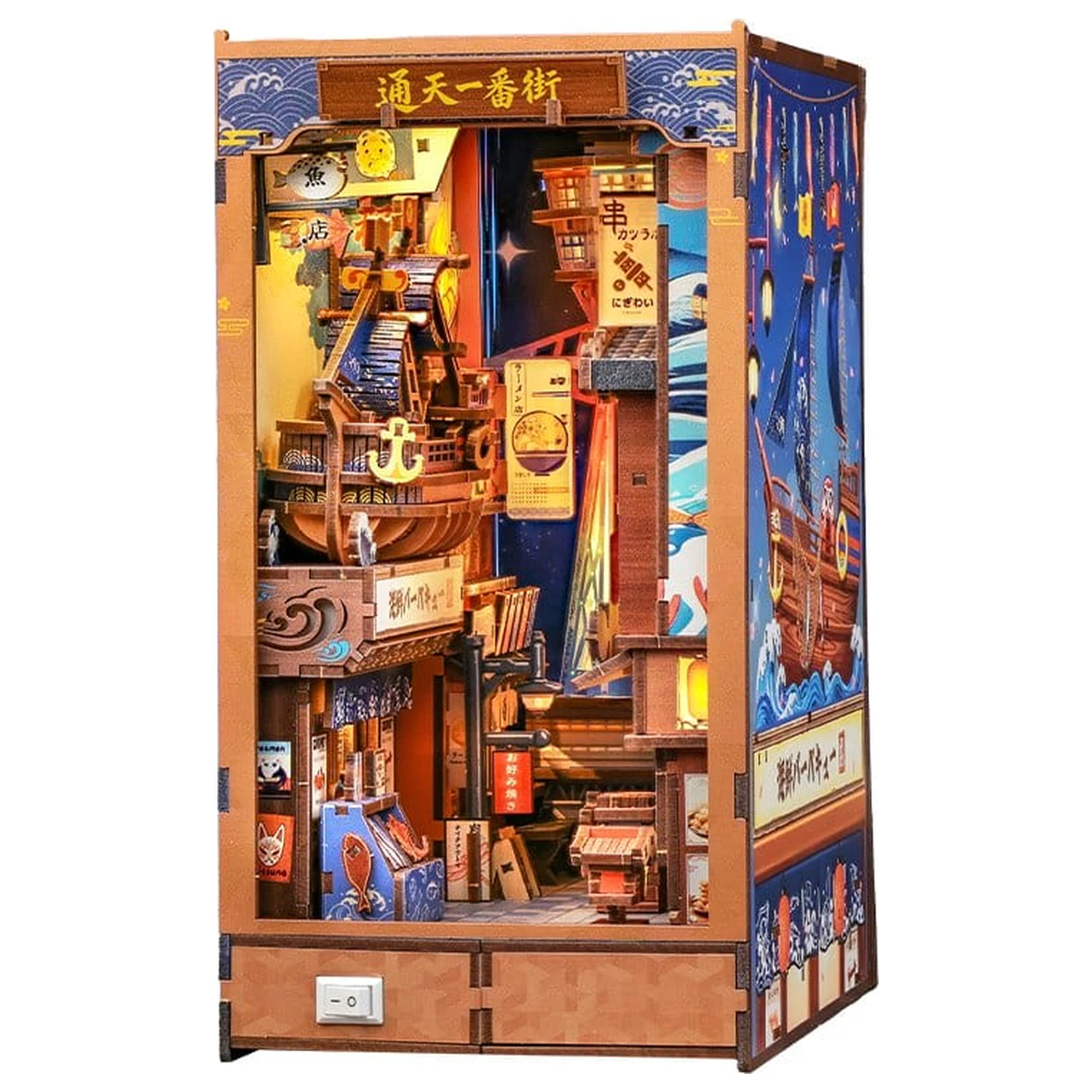 Book Nook Tsutenkaku Ichiban Street 23 x 12 cm fotografija izdelka