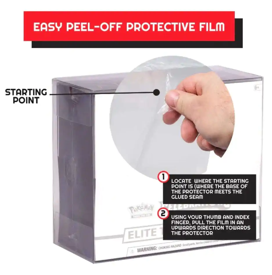 PET zaščitni ovitki 5-Pack za Booster škatle / Elite Trainer škatle Ver. 2 fotografija izdelka
