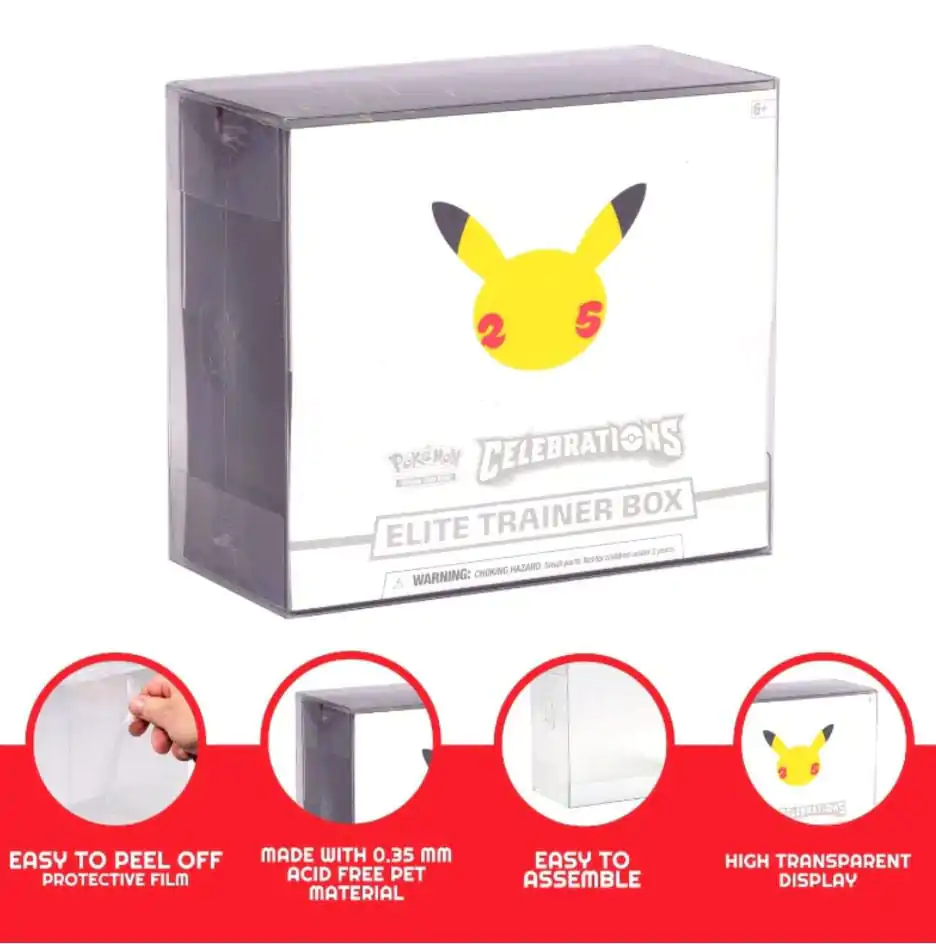 PET zaščitni ovitki 5-Pack za Booster škatle / Elite Trainer škatle Ver. 2 fotografija izdelka