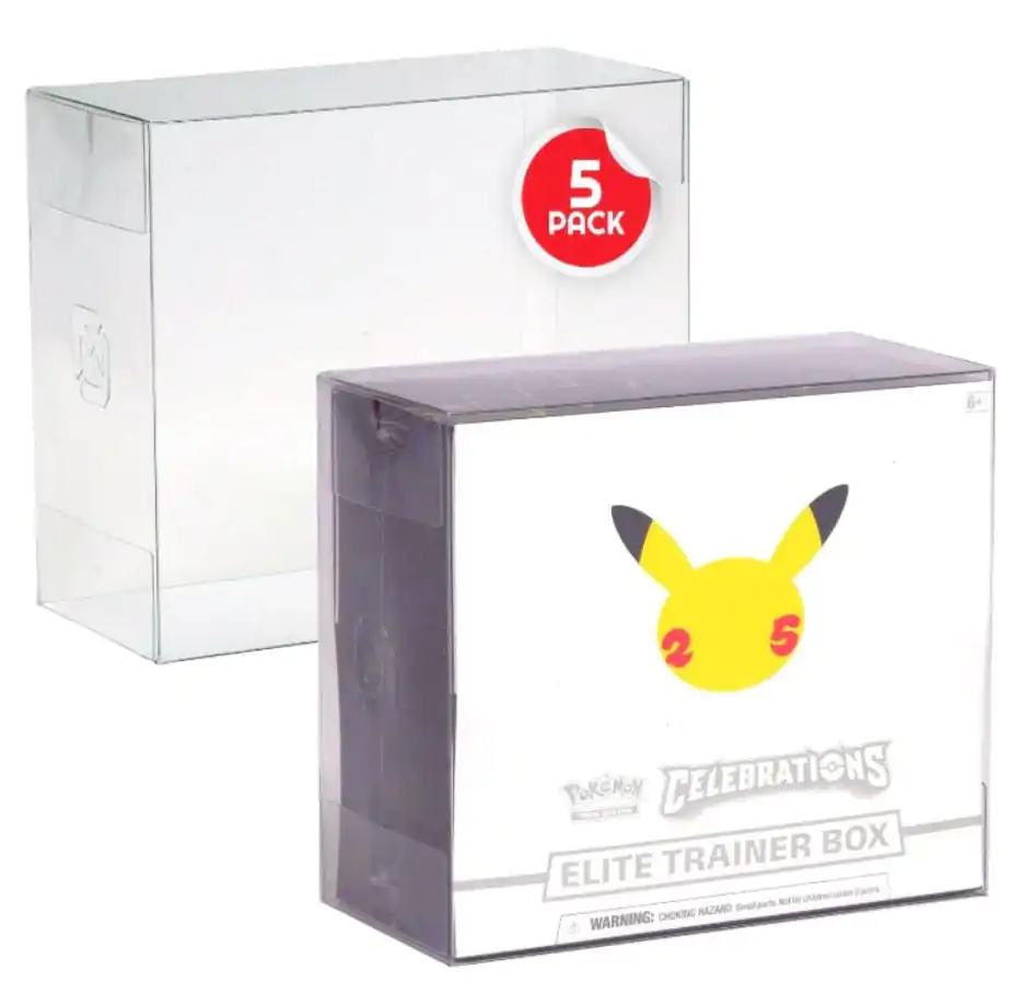 PET zaščitni ovitki 5-Pack za Booster škatle / Elite Trainer škatle Ver. 2 fotografija izdelka