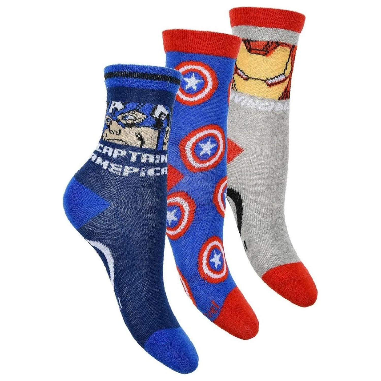 Avengers Captain America otroške nogavice 23/26 fotografija izdelka
