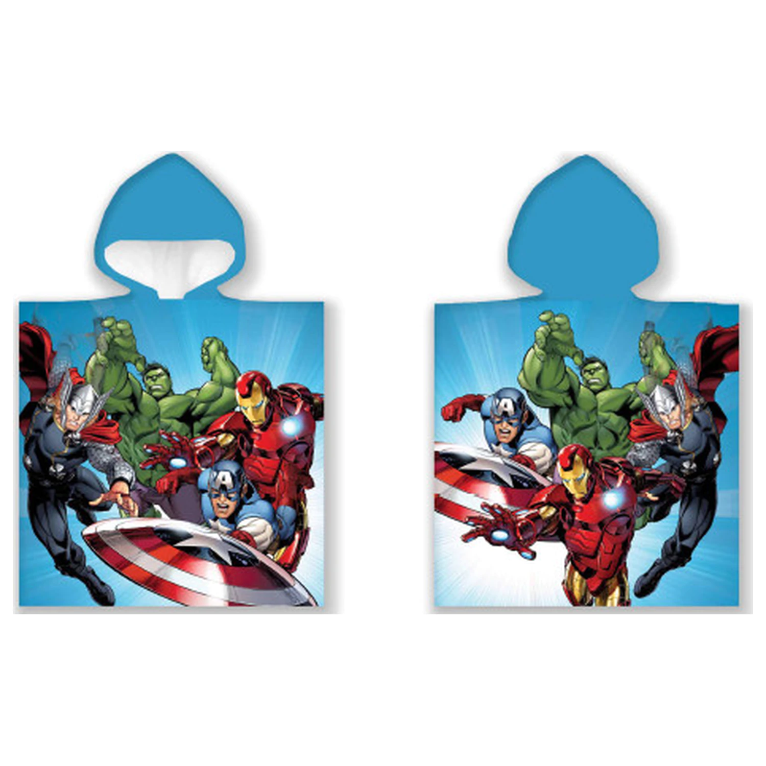Avengers Fight brisača za plažo Pončo fotografija izdelka