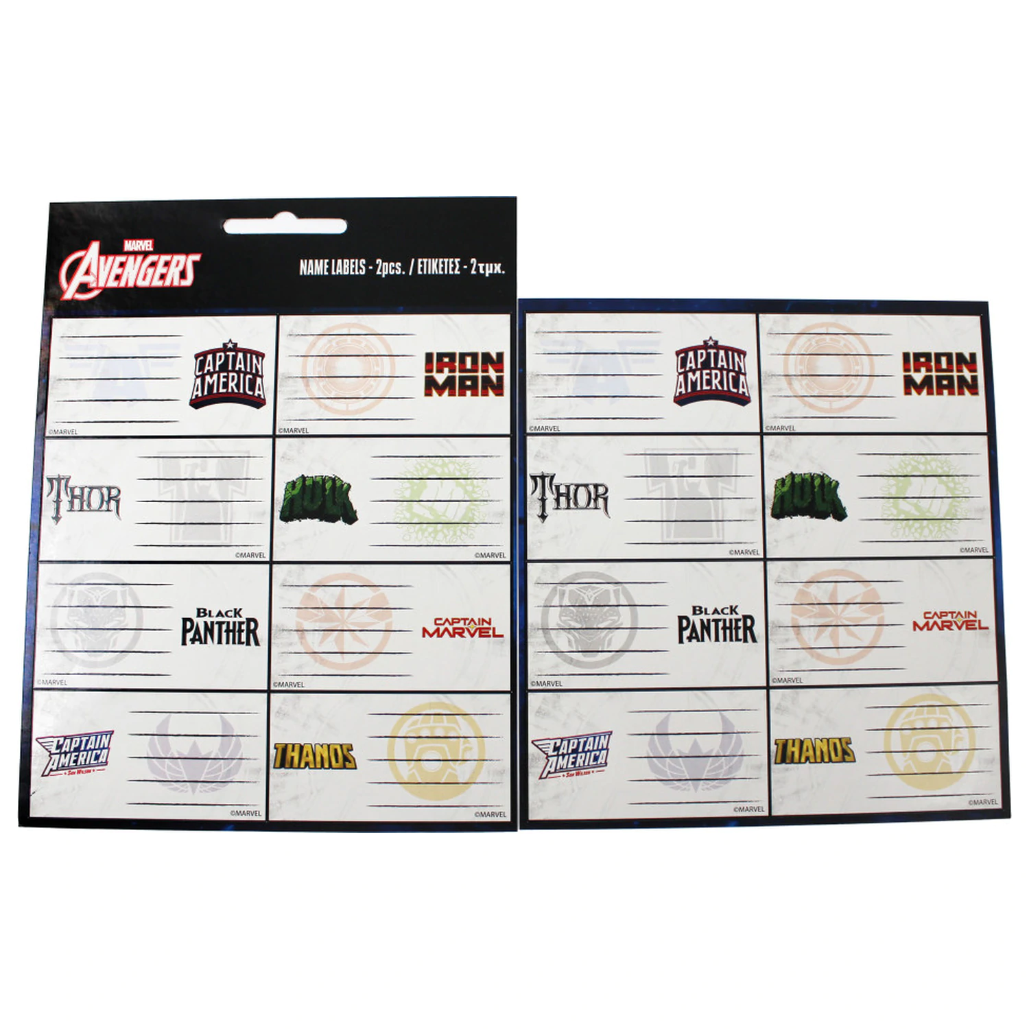 Avengers Heroes nalepke za zvezek 16 kosov fotografija izdelka