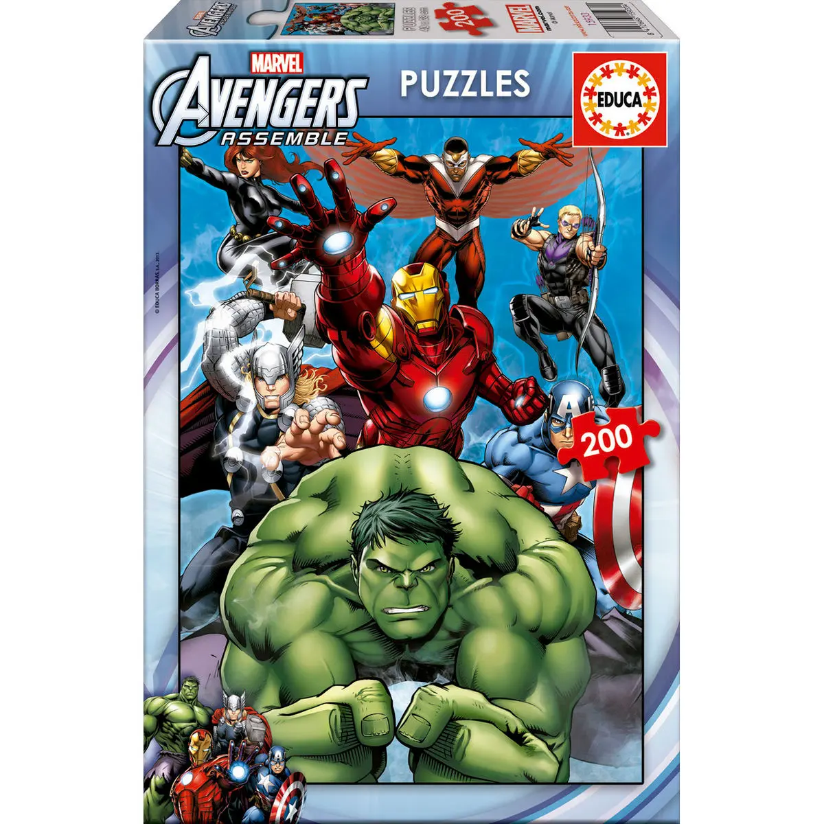 Marvel Avengers sestavljanka 200 kosov fotografija izdelka