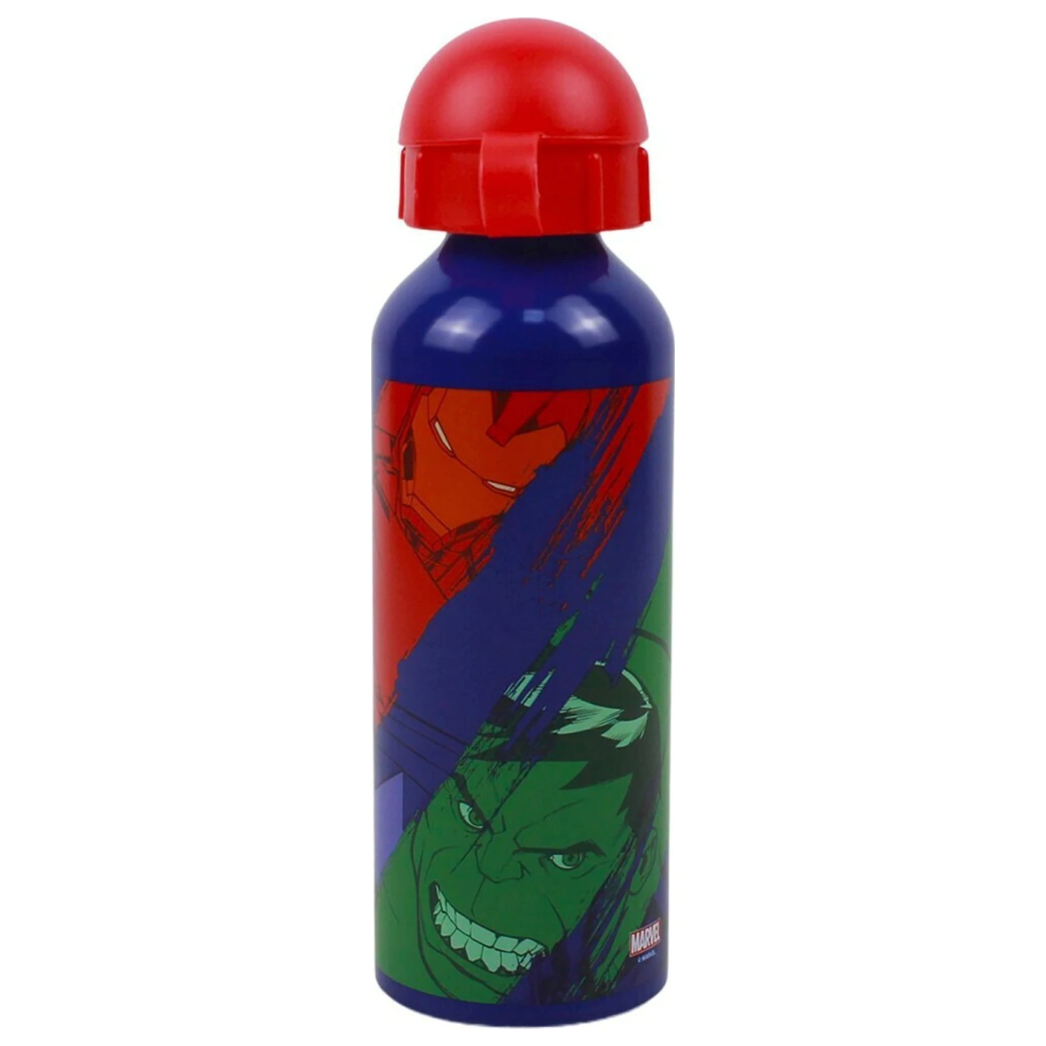 Avengers večbarvna aluminijasta bidon za vodo s pokrovčkom za pitje 520 ml fotografija izdelka