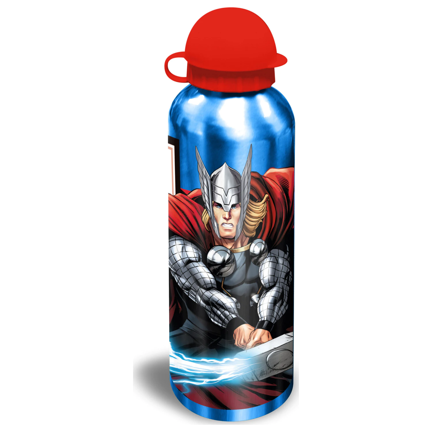Avengers Team Spirit Thor aluminijasta plastenka za vodo s pitnim pokrovčkom 500 ml fotografija izdelka