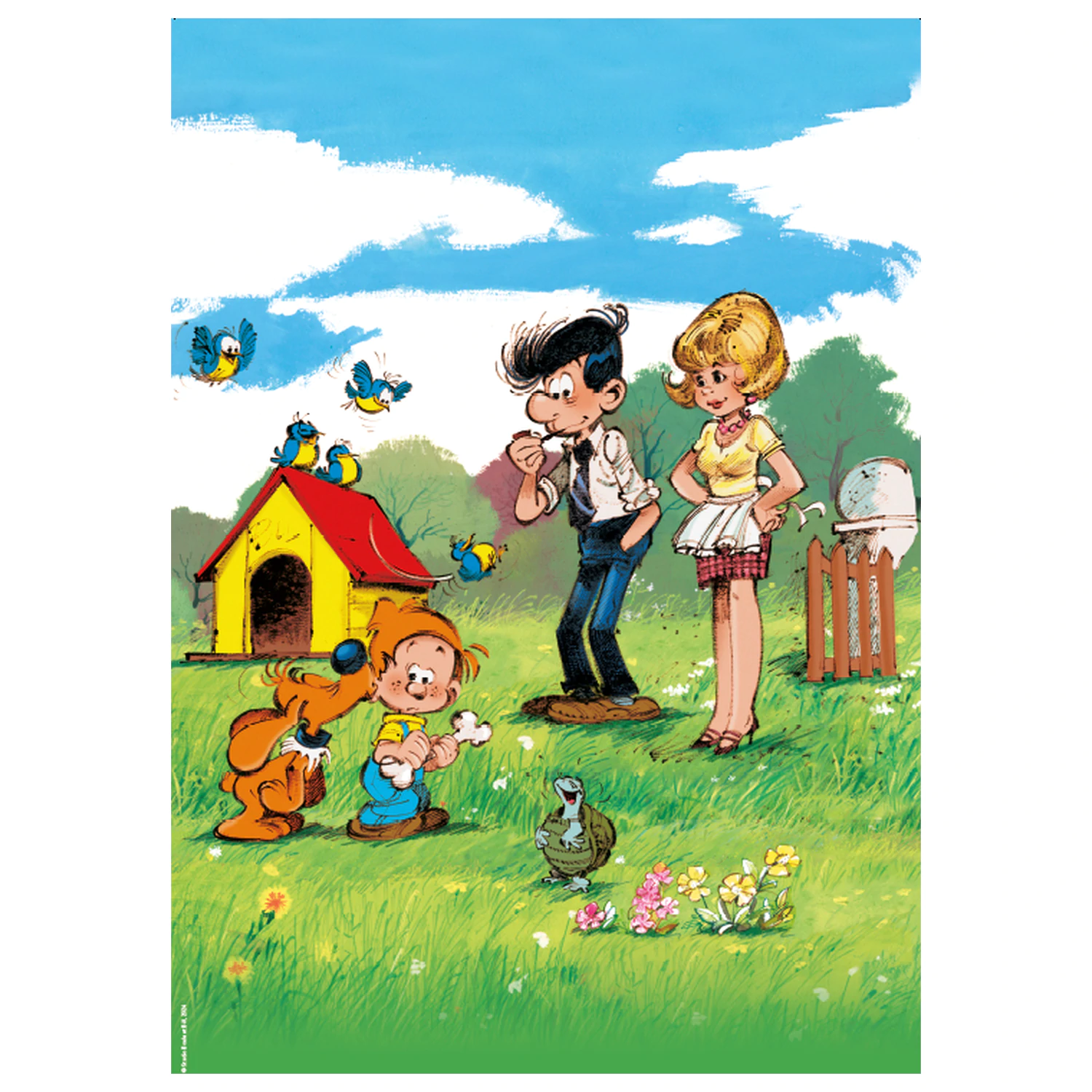 Boule et Bill plakat + sestavljanka 1000db fotografija izdelka