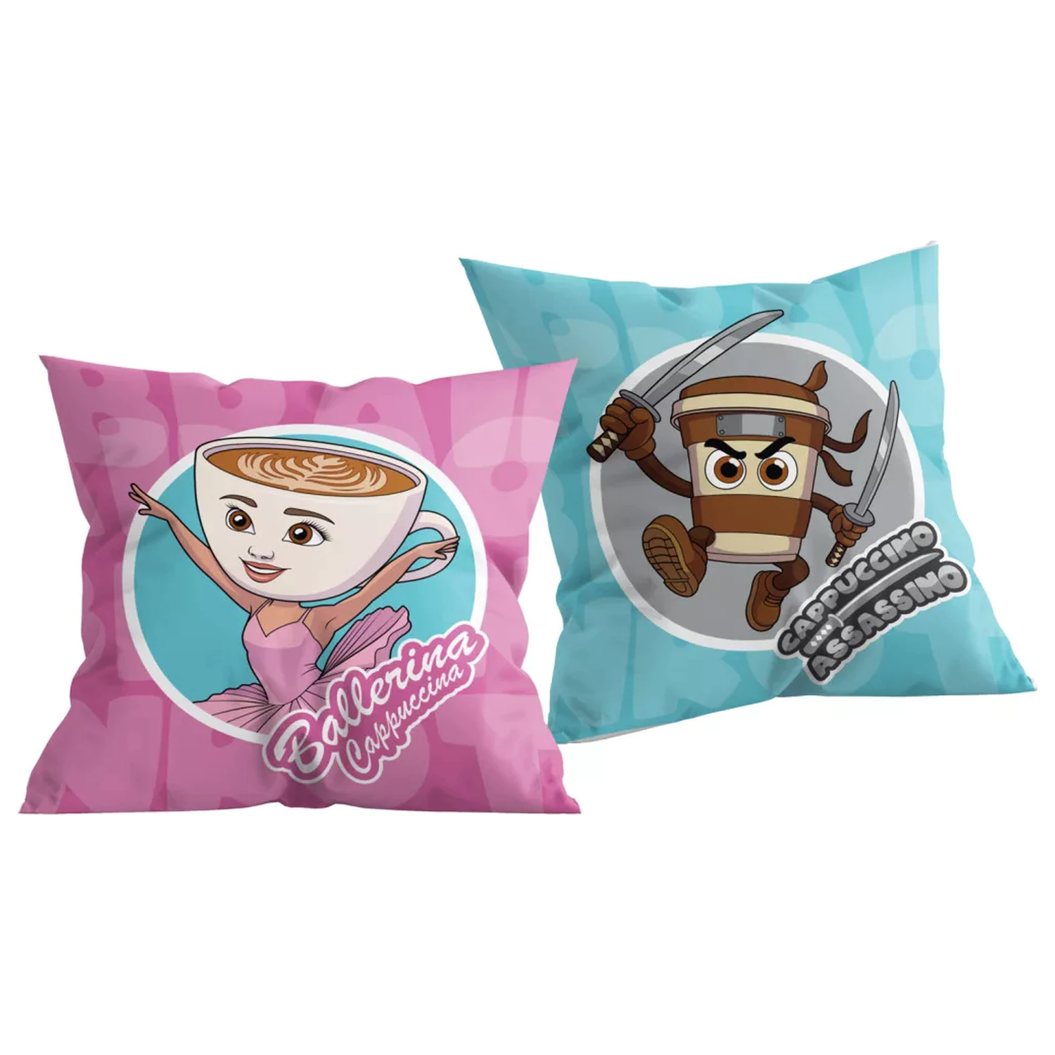 Brainrot Fun Duo Blazina, Okrasna blazina 40x40 cm fotografija izdelka