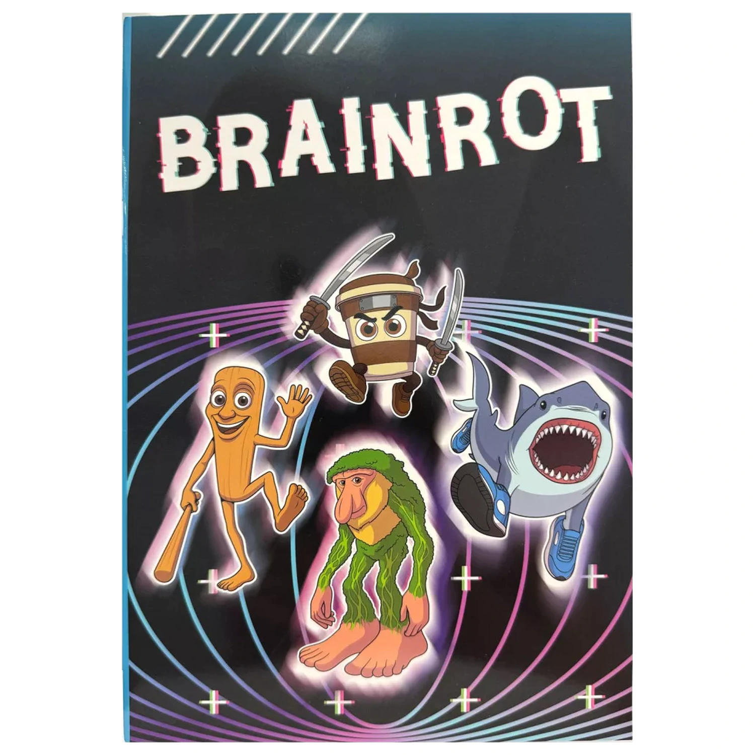 Brainrot Sahur B/5 črtasti zvezek, 40 strani fotografija izdelka