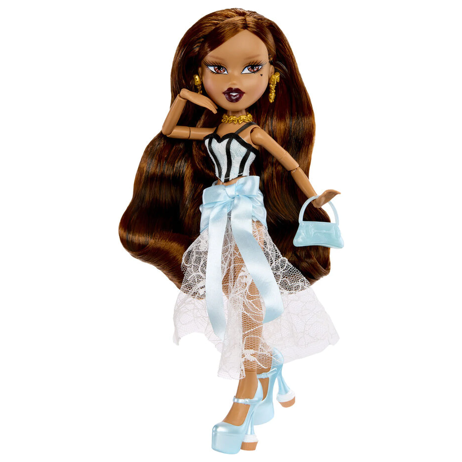 Bratz Stylin Birthday Yasmin lutka + majica s kratkimi rokavi fotografija izdelka