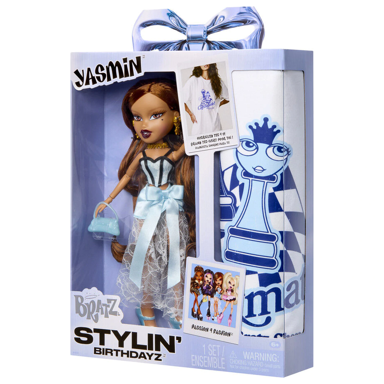 Bratz Stylin Birthday Yasmin lutka + majica s kratkimi rokavi fotografija izdelka