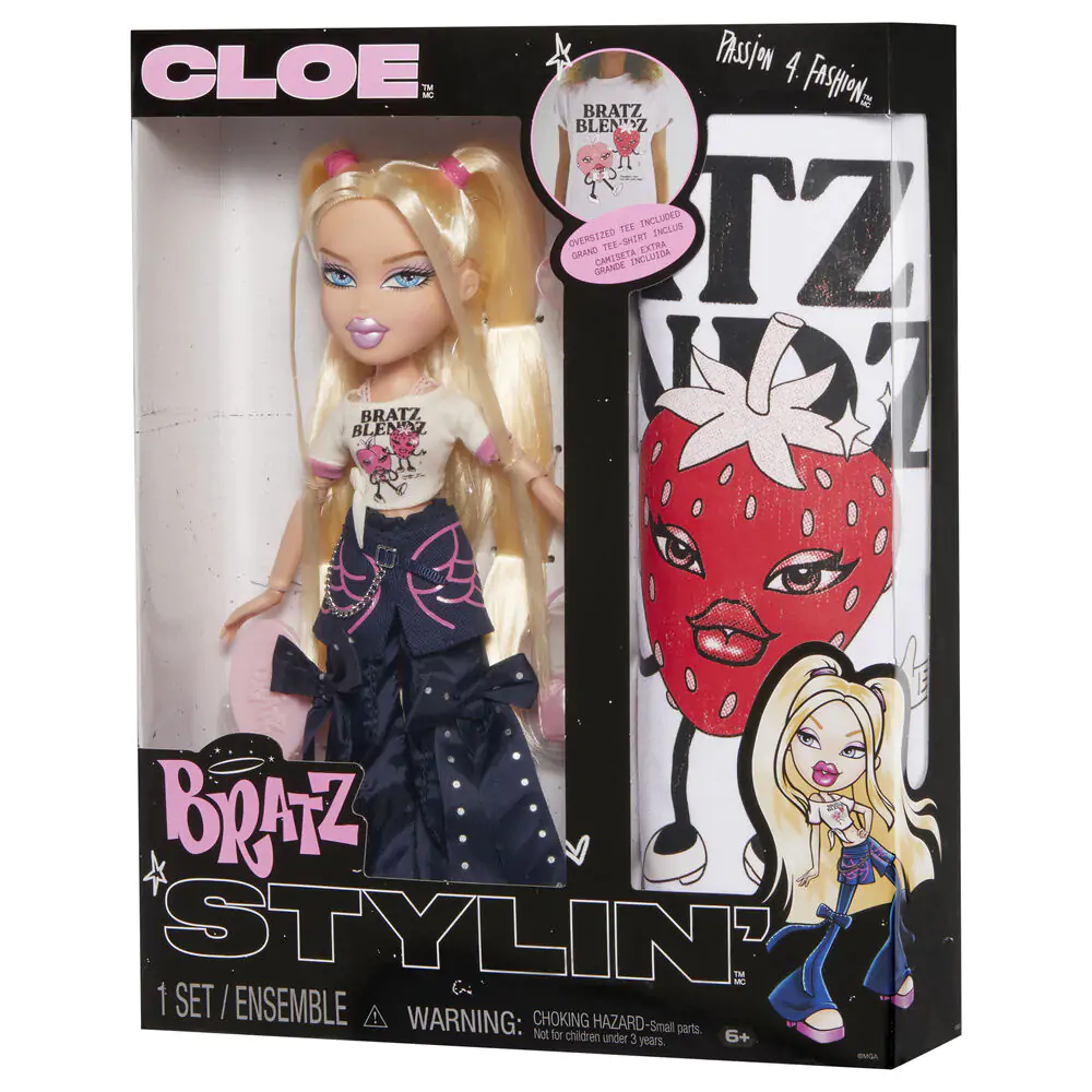 Bratz Stylin Cloe lutka + majica s kratkimi rokavi fotografija izdelka