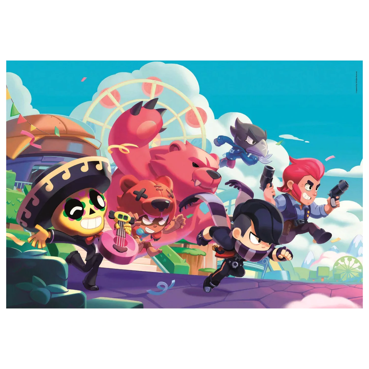 Brawl Stars Battle Rush sestavljanka 180-delna fotografija izdelka