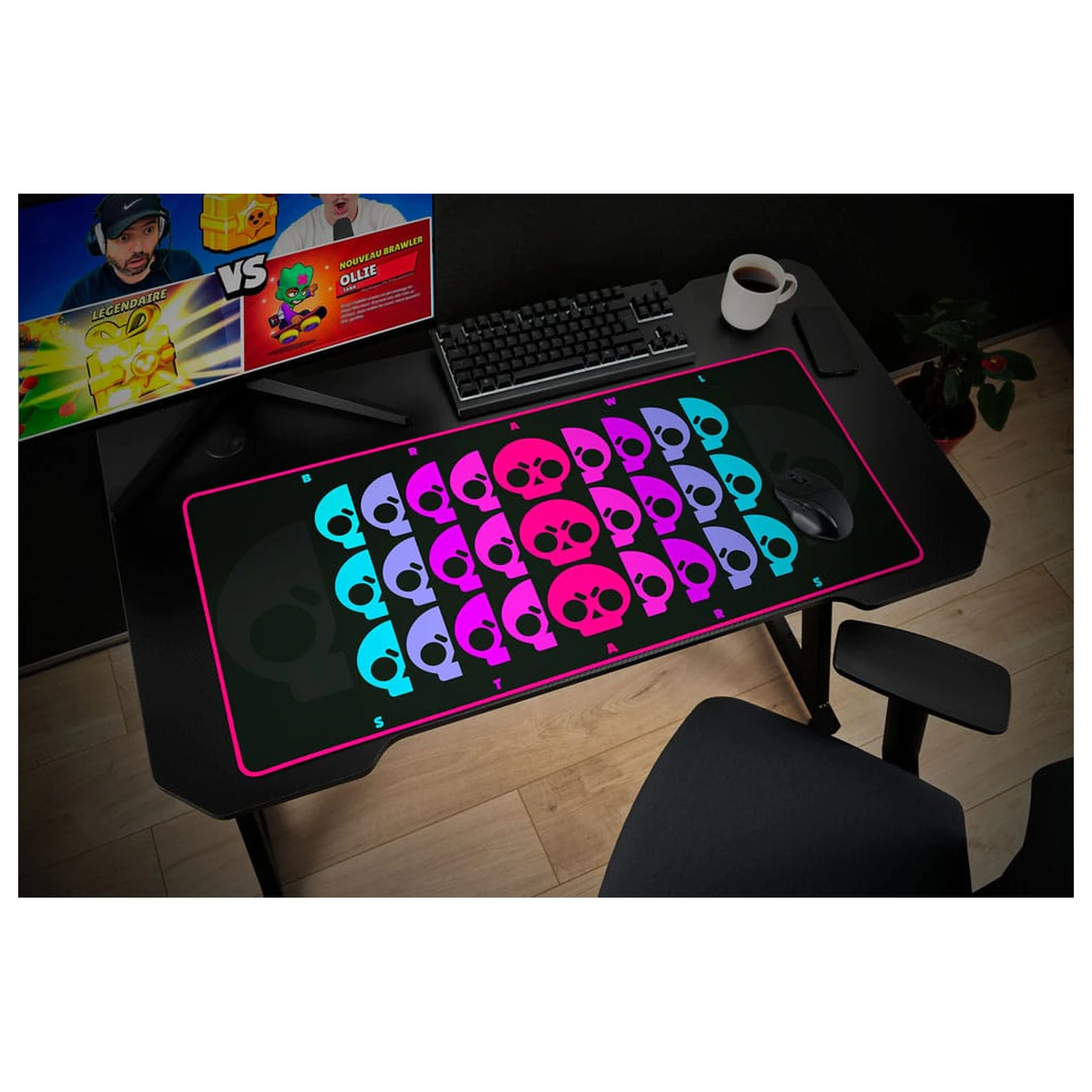 Brawl Stars XXL podloga za mizo Skull fotografija izdelka