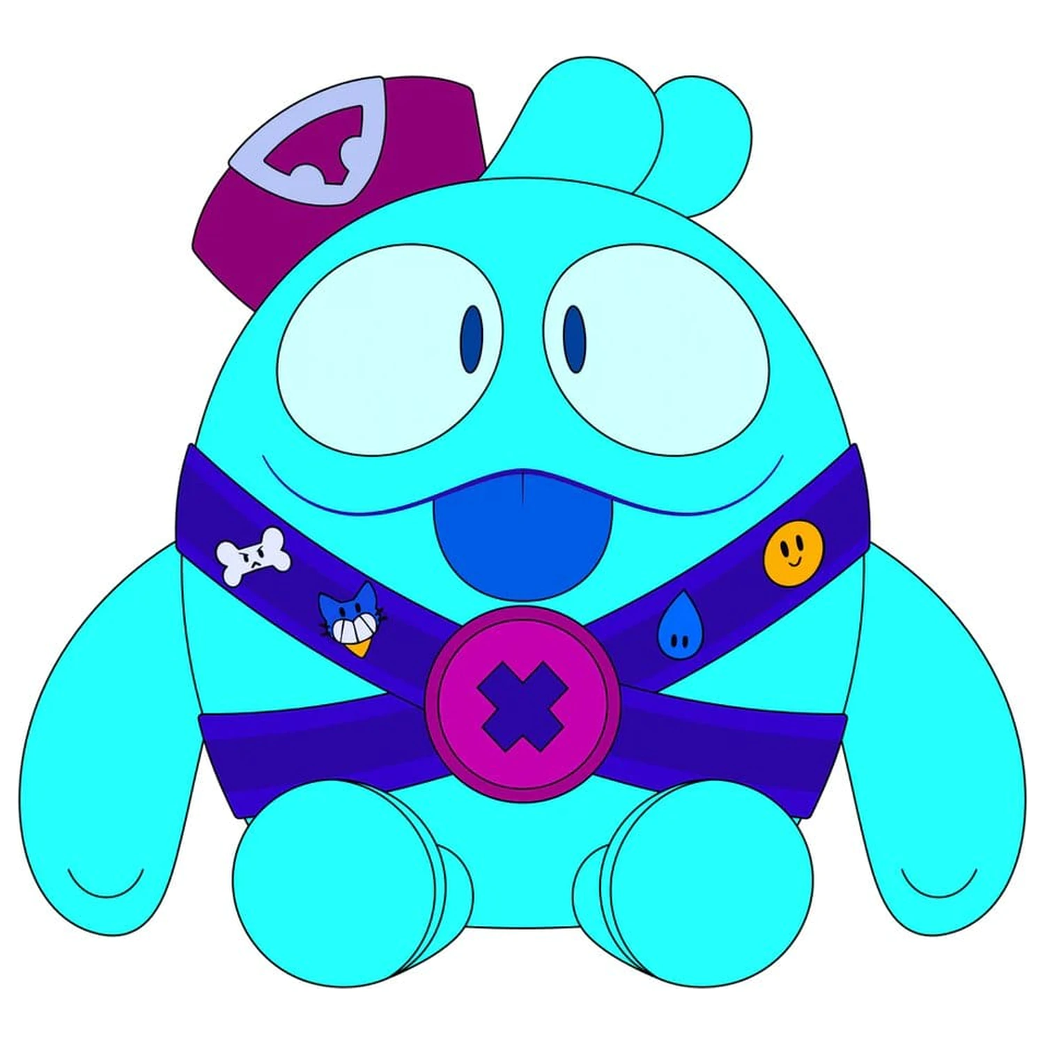 Brawl Stars Plišasta figura Squeak 22 cm fotografija izdelka