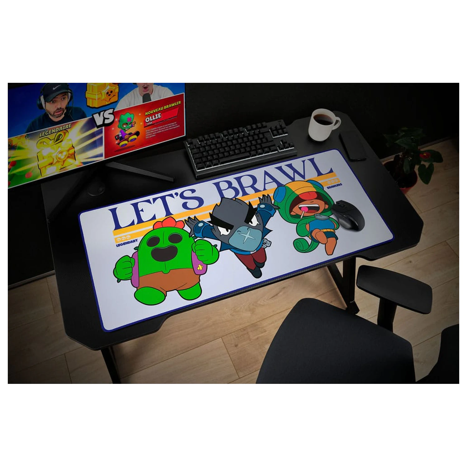 Brawl Stars XXL podloga za mizo Let's Brawl fotografija izdelka