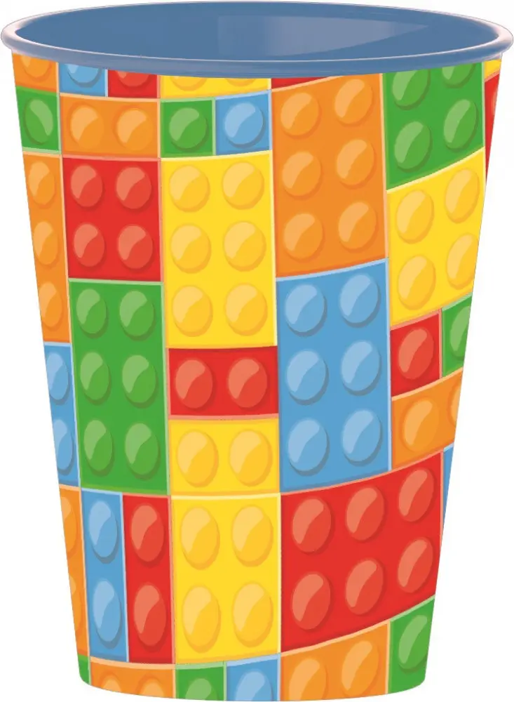 Bricks, kozarec s plastičnim vzorcem Lego 260 ml fotografija izdelka