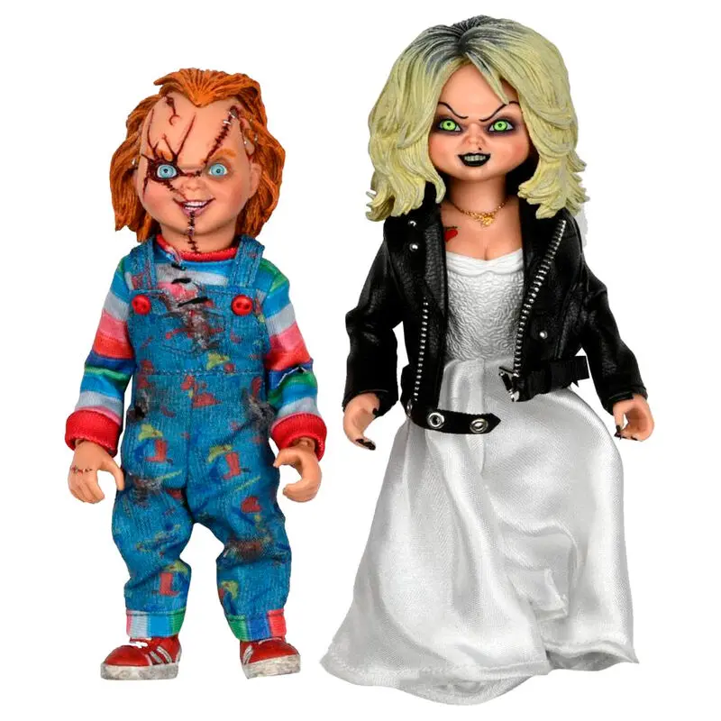 Bride of Chucky Clothed akcijska figura 2-Pack Chucky & Tiffany 14 cm fotografija izdelka