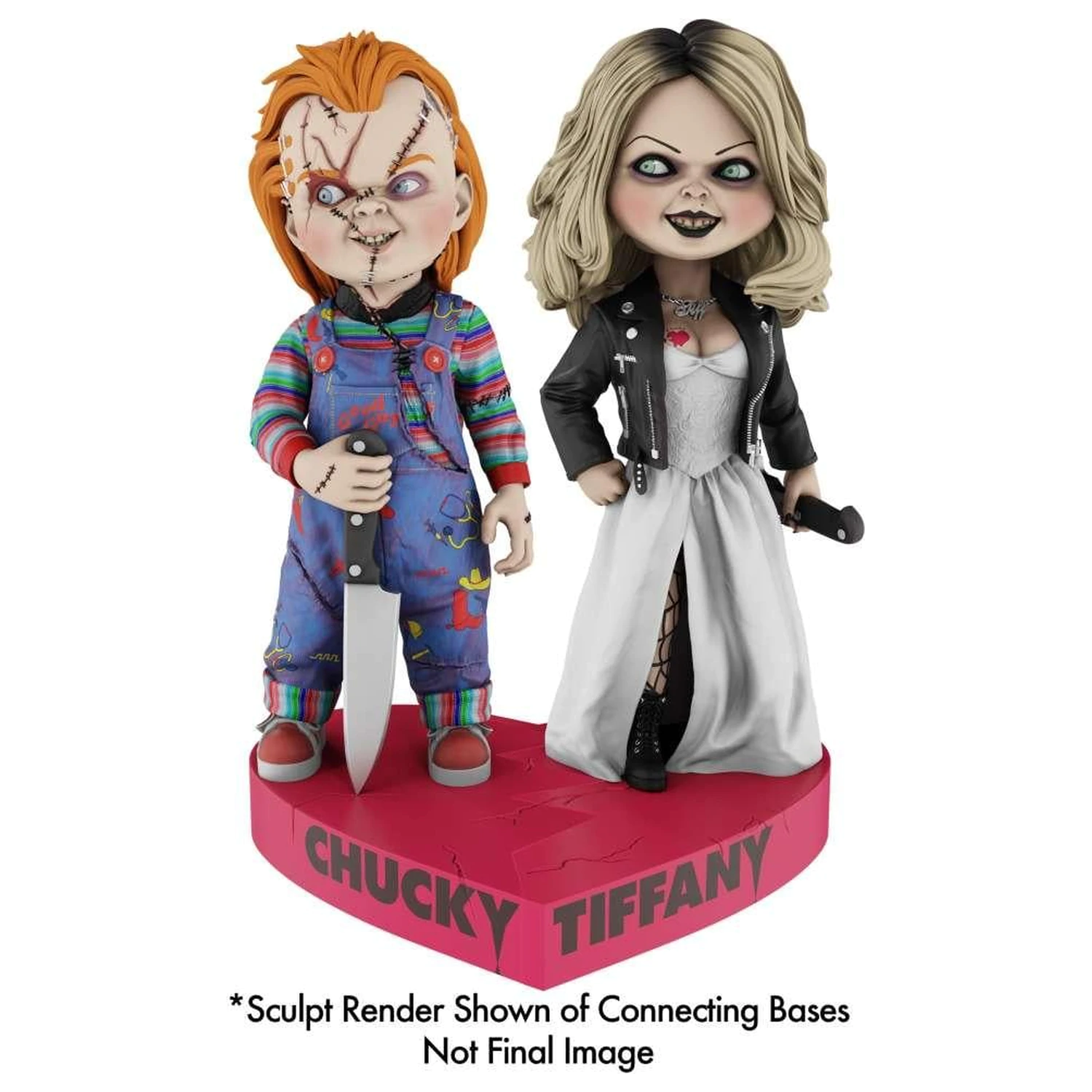 Bride of Chucky Tiffany Heart Connect Headknocker 17 cm fotografija izdelka