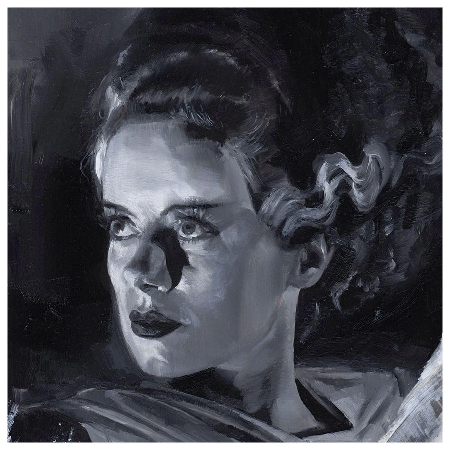 Bride of Frankenstein Umetniški tisk Bride of Frankenstein by Chris Valentine 41 x 31 cm - brez okvirja fotografija izdelka