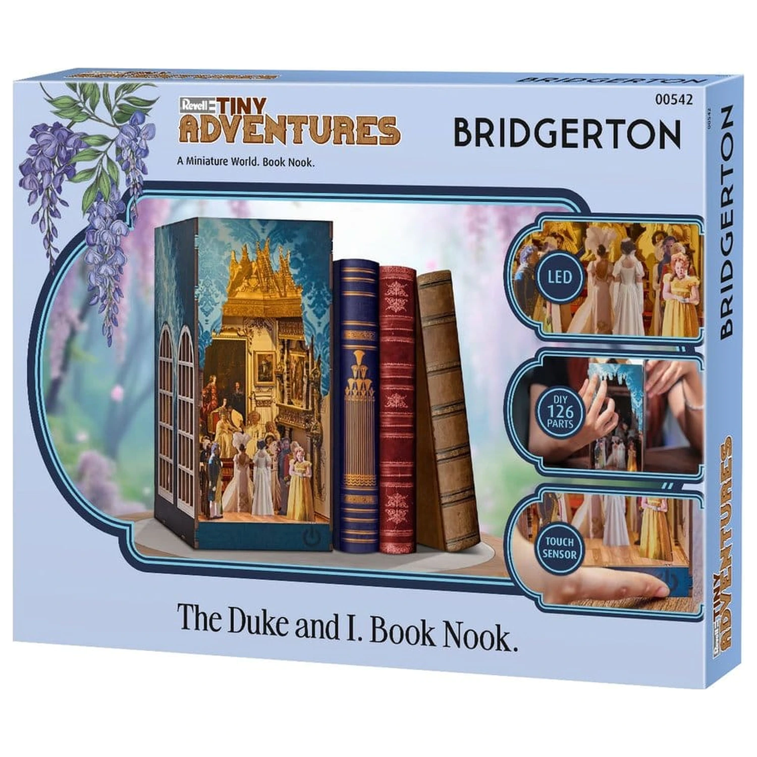 Bridgerton Tiny Adventures Knjižna niša Mini Diorama The Duke and I 18 cm fotografija izdelka