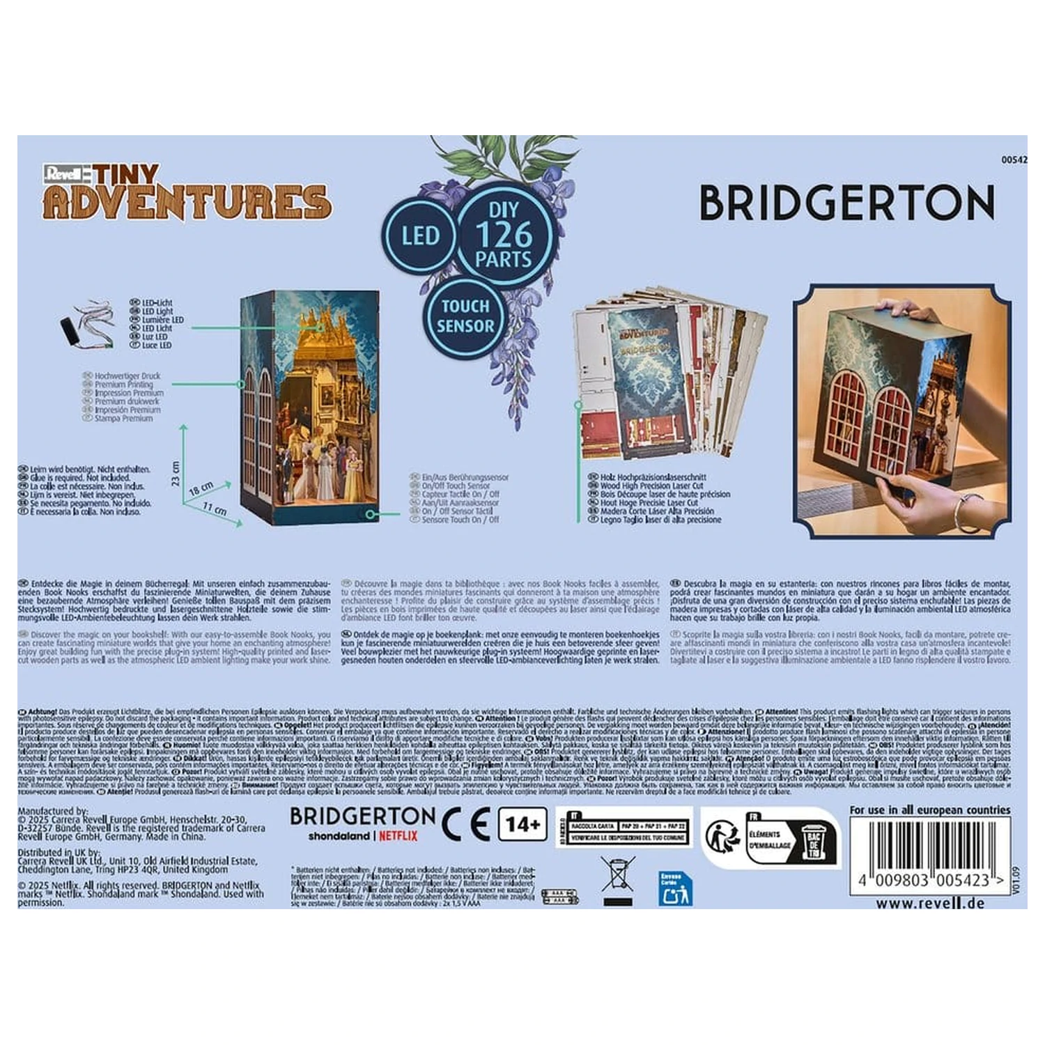 Bridgerton Tiny Adventures Knjižna niša Mini Diorama The Duke and I 18 cm fotografija izdelka
