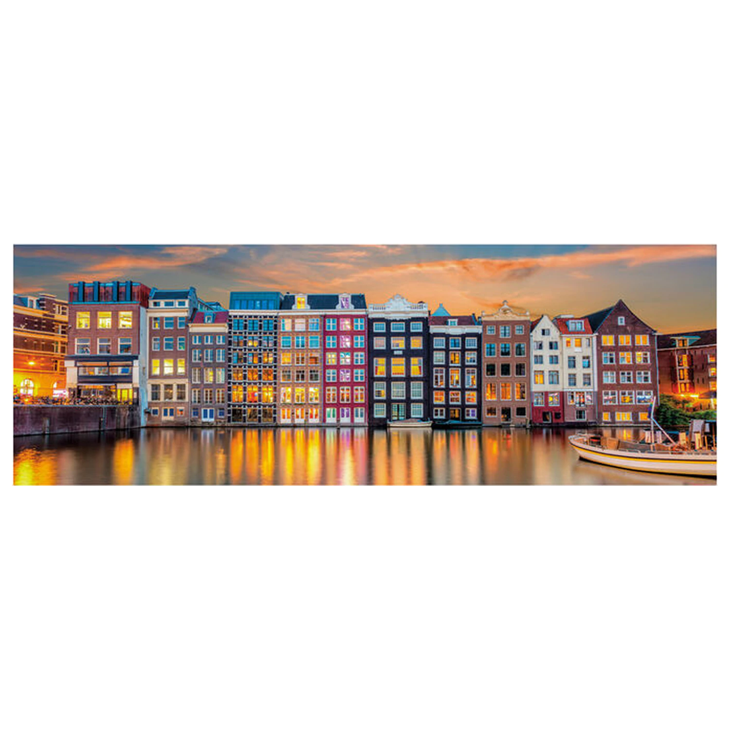 Bright Amsterdam sestavljanka 1000 kosov fotografija izdelka