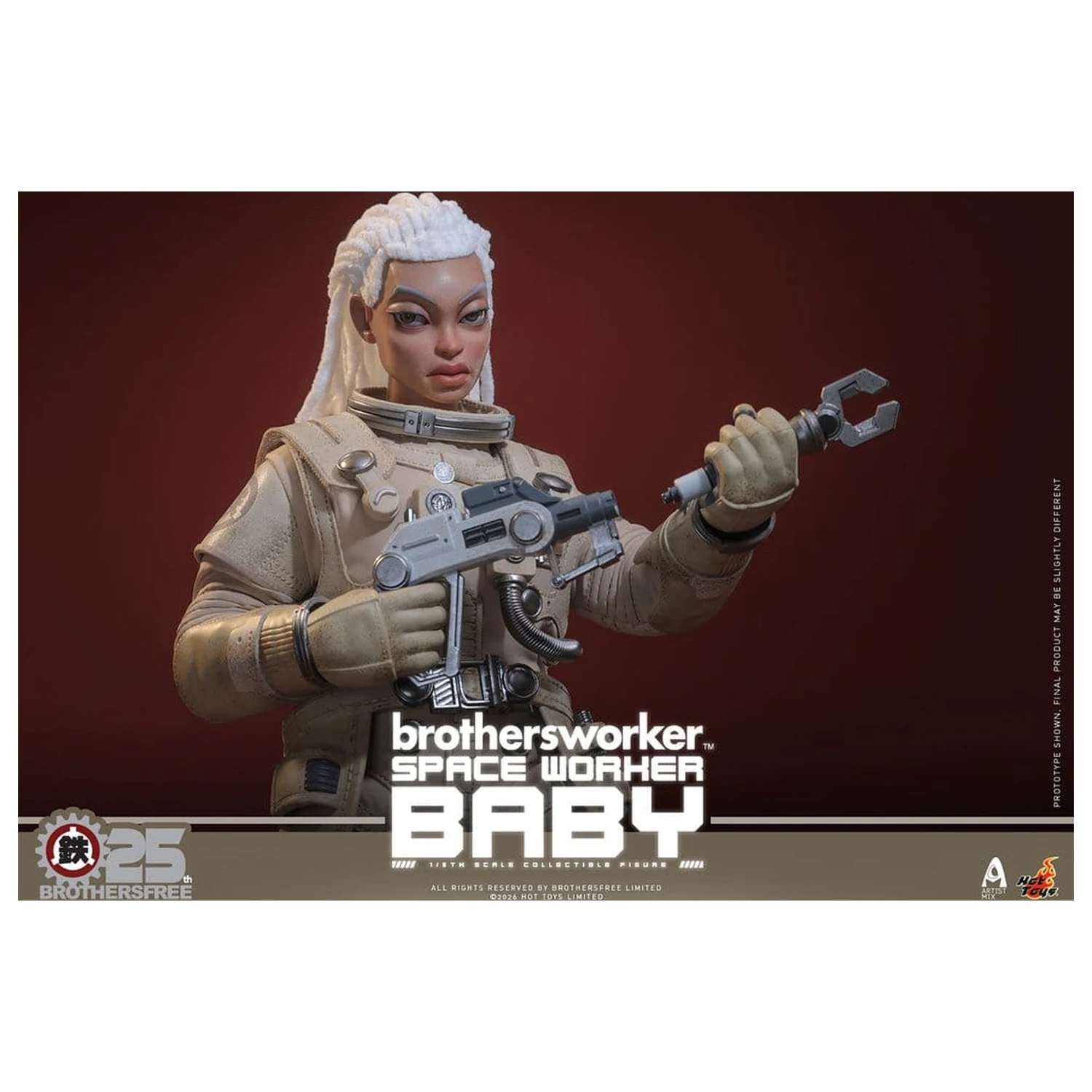 Brothersfree 1/6 akcijska figura Space Worker Baby (Brothersfree 25th Version) 28 cm fotografija izdelka