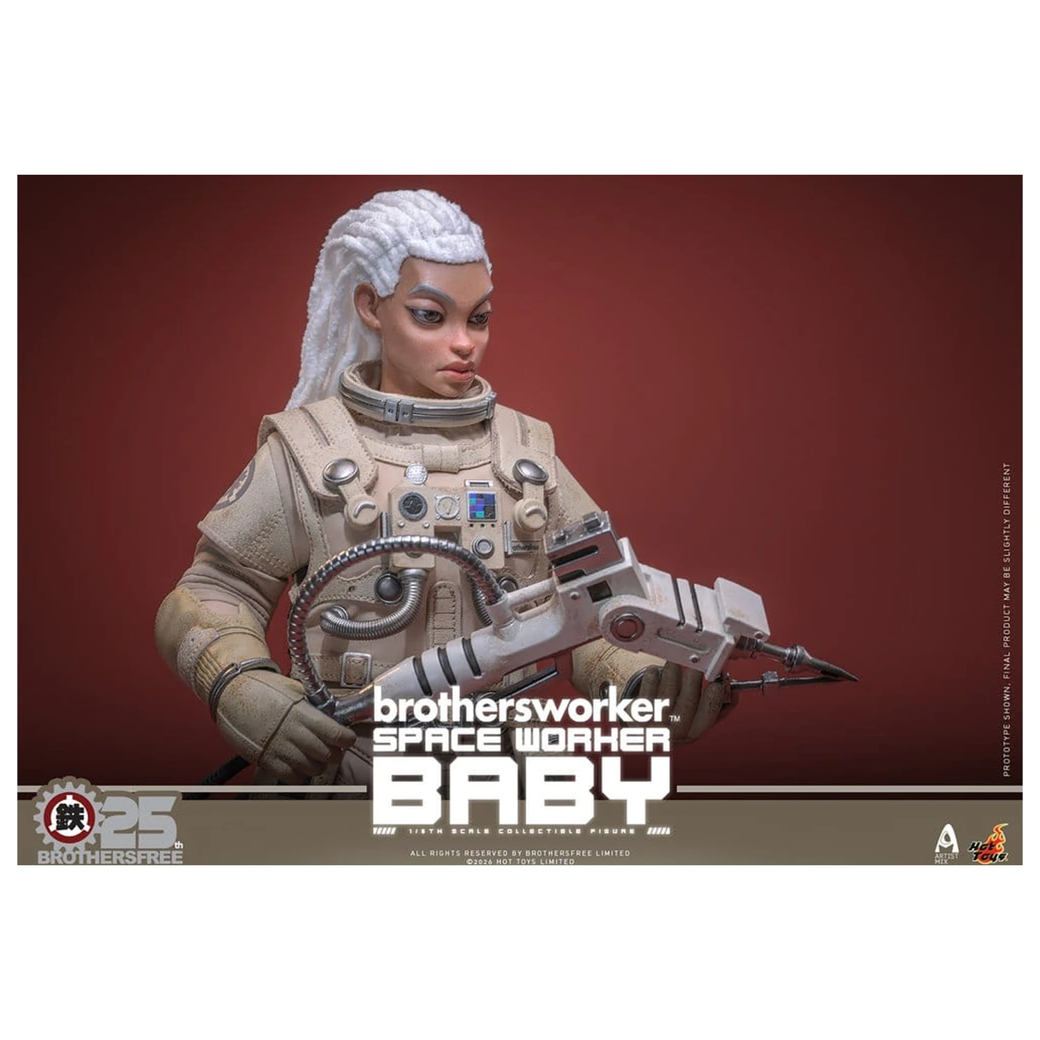 Brothersfree 1/6 akcijska figura Space Worker Baby (Brothersfree 25th Version) 28 cm fotografija izdelka