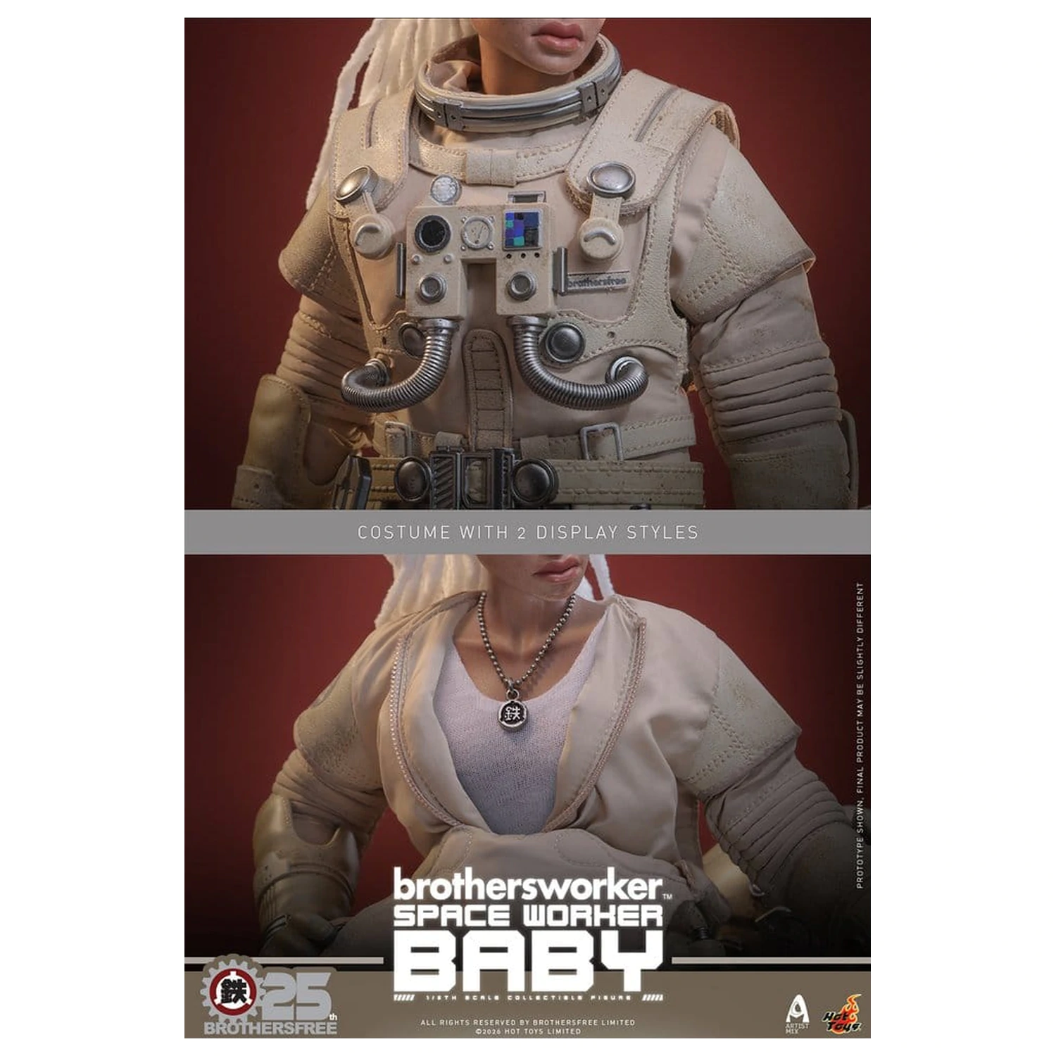 Brothersfree 1/6 akcijska figura Space Worker Baby (Brothersfree 25th Version) 28 cm fotografija izdelka