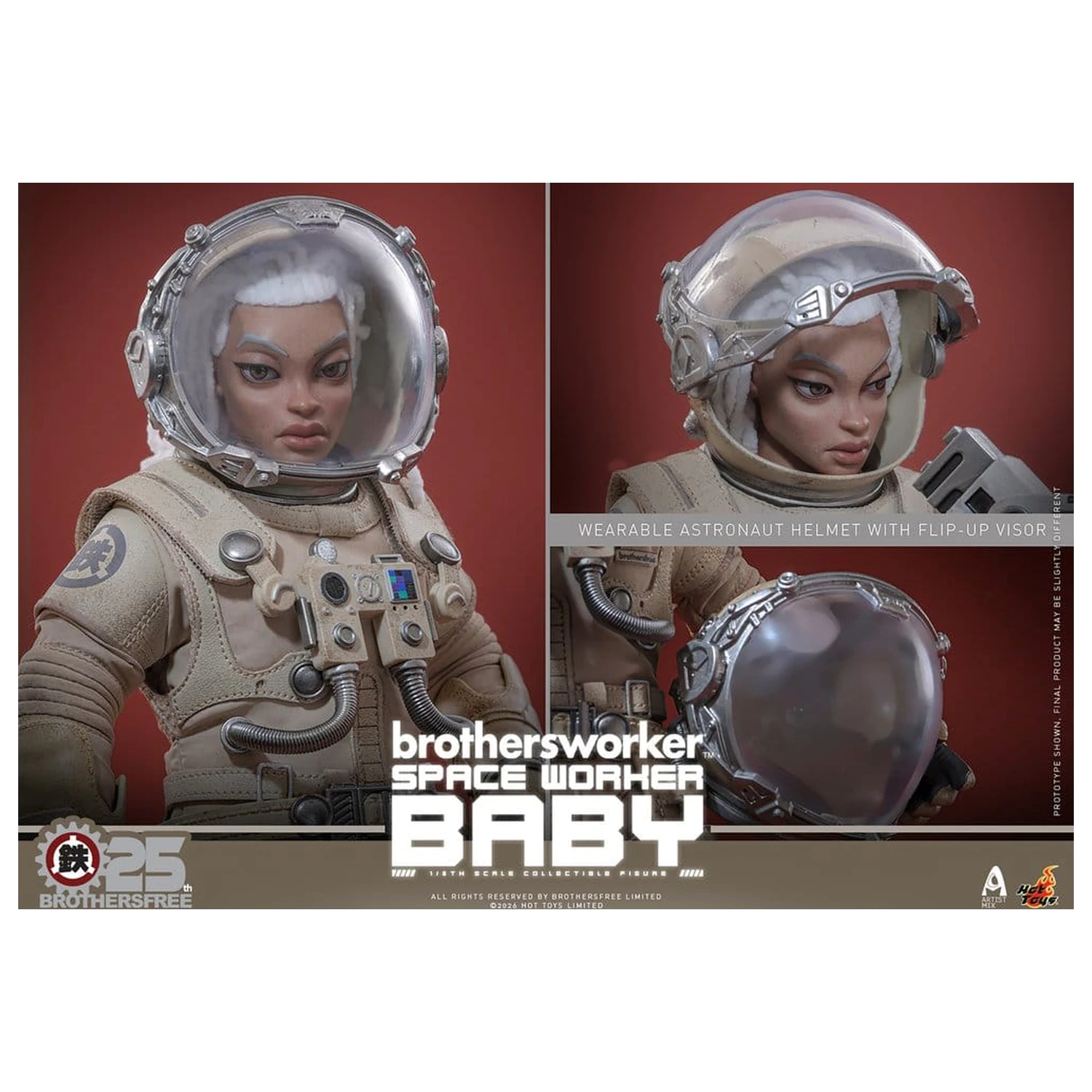Brothersfree 1/6 akcijska figura Space Worker Baby (Brothersfree 25th Version) 28 cm fotografija izdelka