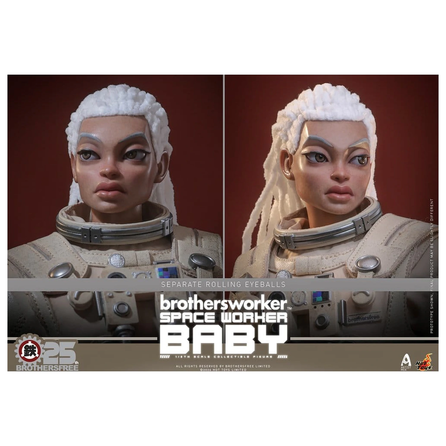 Brothersfree 1/6 akcijska figura Space Worker Baby (Brothersfree 25th Version) 28 cm fotografija izdelka
