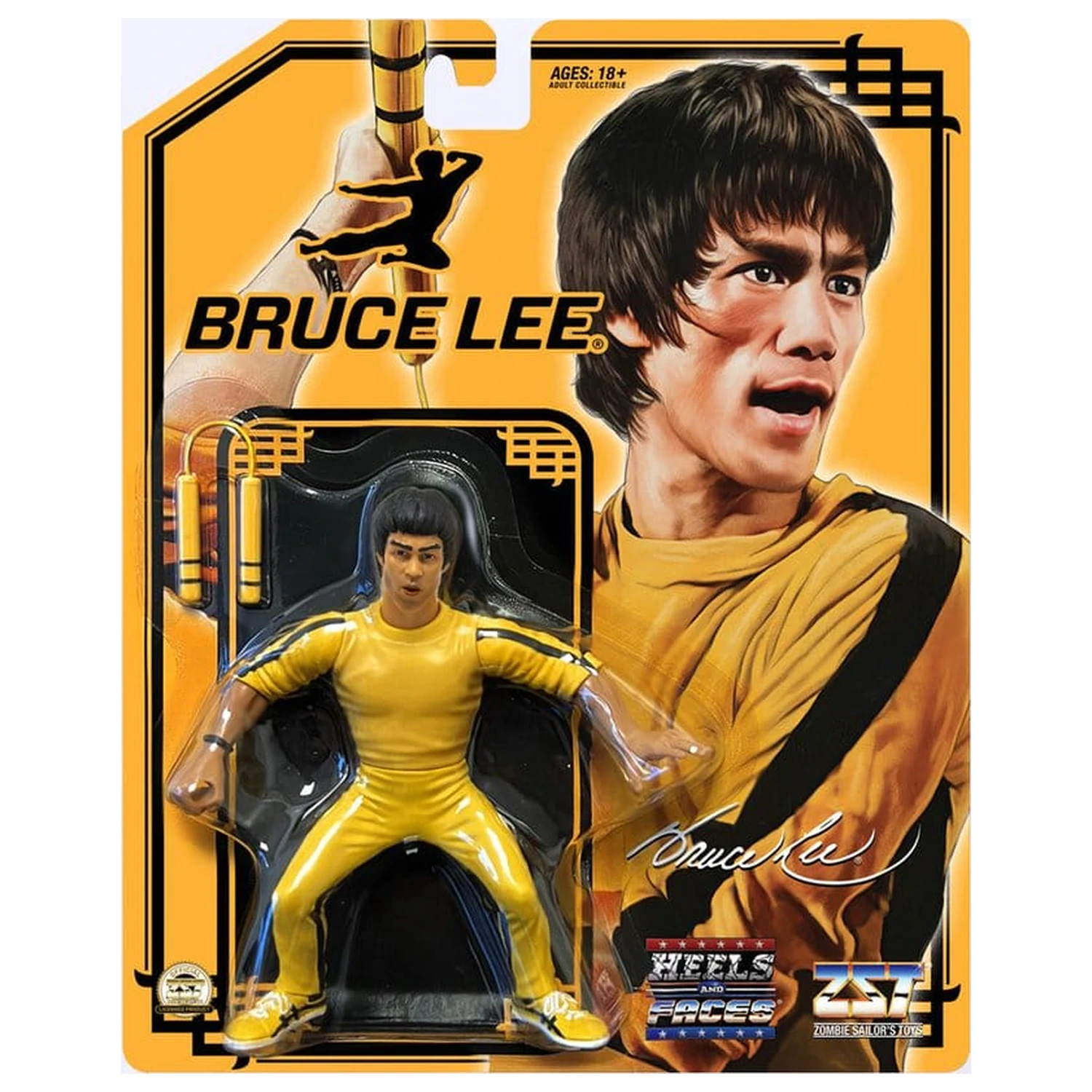 Bruce Lee Zombie Sailor's Toys akcijska figura rumena trenirka 11 cm fotografija izdelka