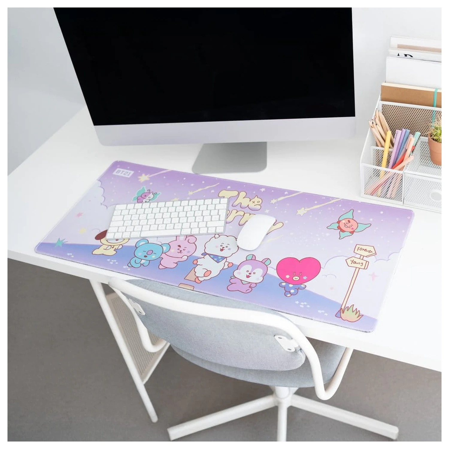 BT21 XL podloga za miško The Journey 80 x 35 cm fotografija izdelka