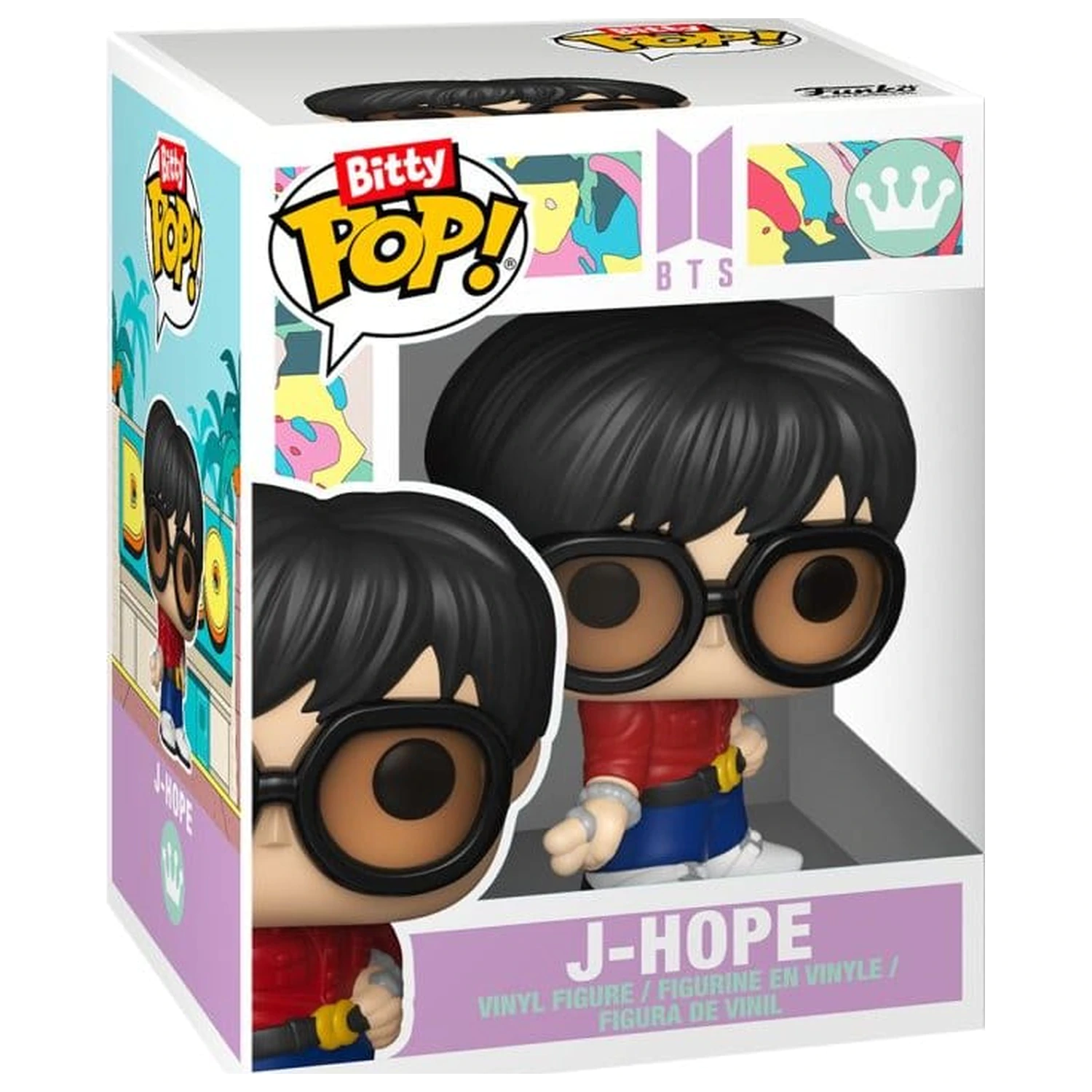 BTS Bitty Funko POP! Stages Vinilna figura J-Hope (Dynamite) 2,5 cm fotografija izdelka